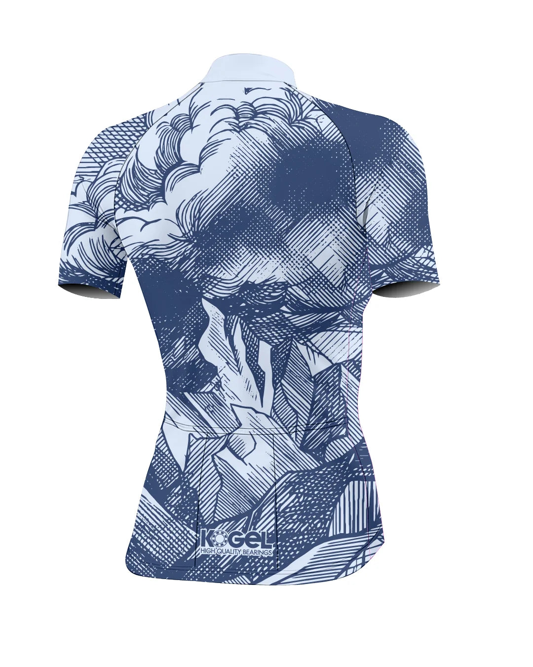 Kogel Bearings Pro tricou ciclism dama Sketch guler