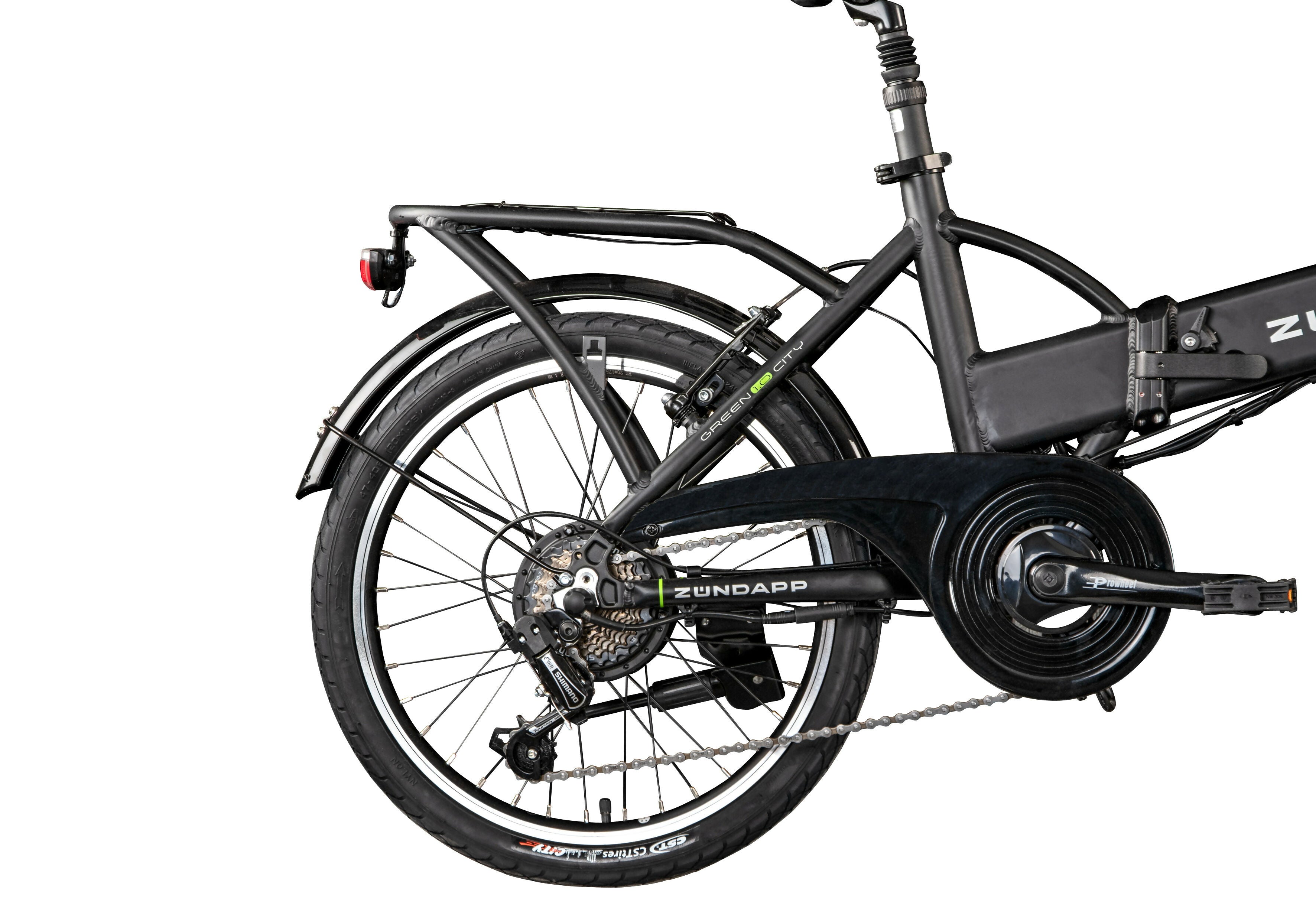 Zündapp Z101 bicicletă electrică pliabilă 20 inch neagră 250W