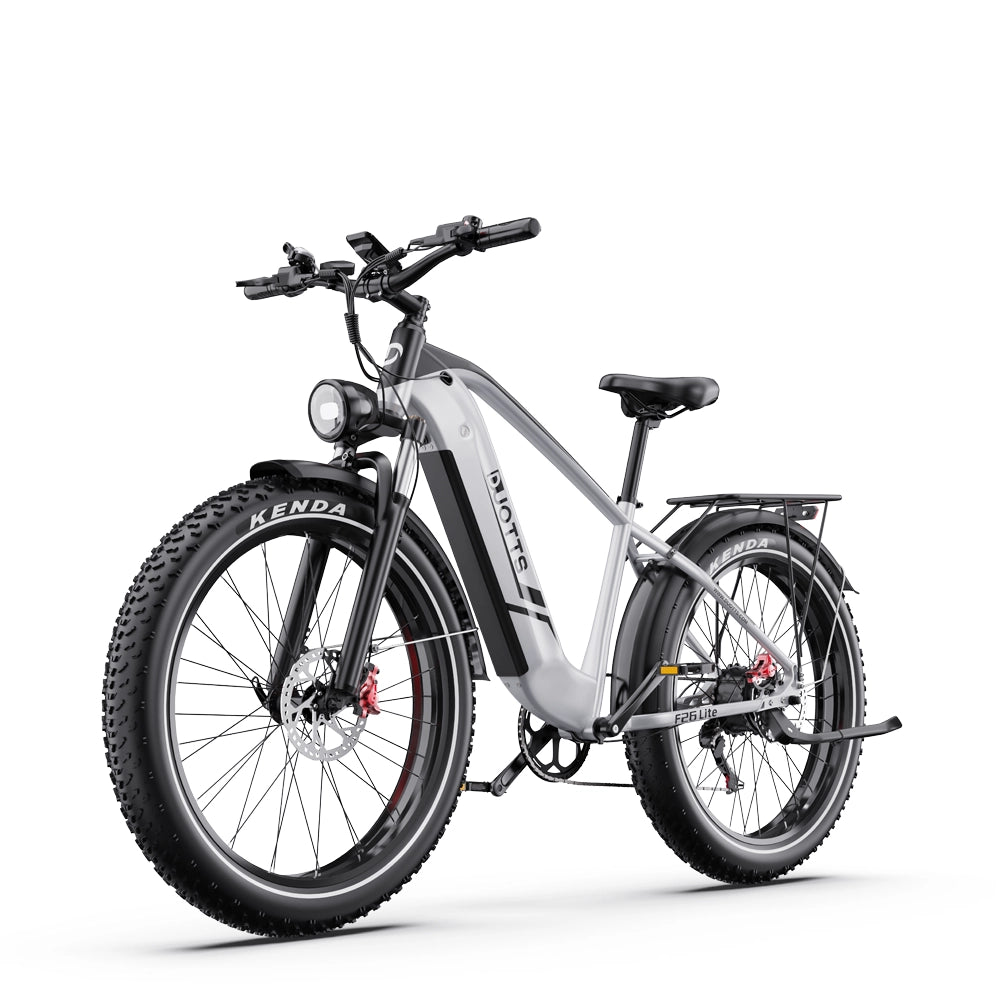 Duotts F26 Lite bicicleta electrica argintiu-alb fatbike