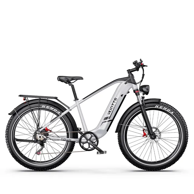 Duotts F26 Lite bicicleta electrica argintiu-alb fatbike