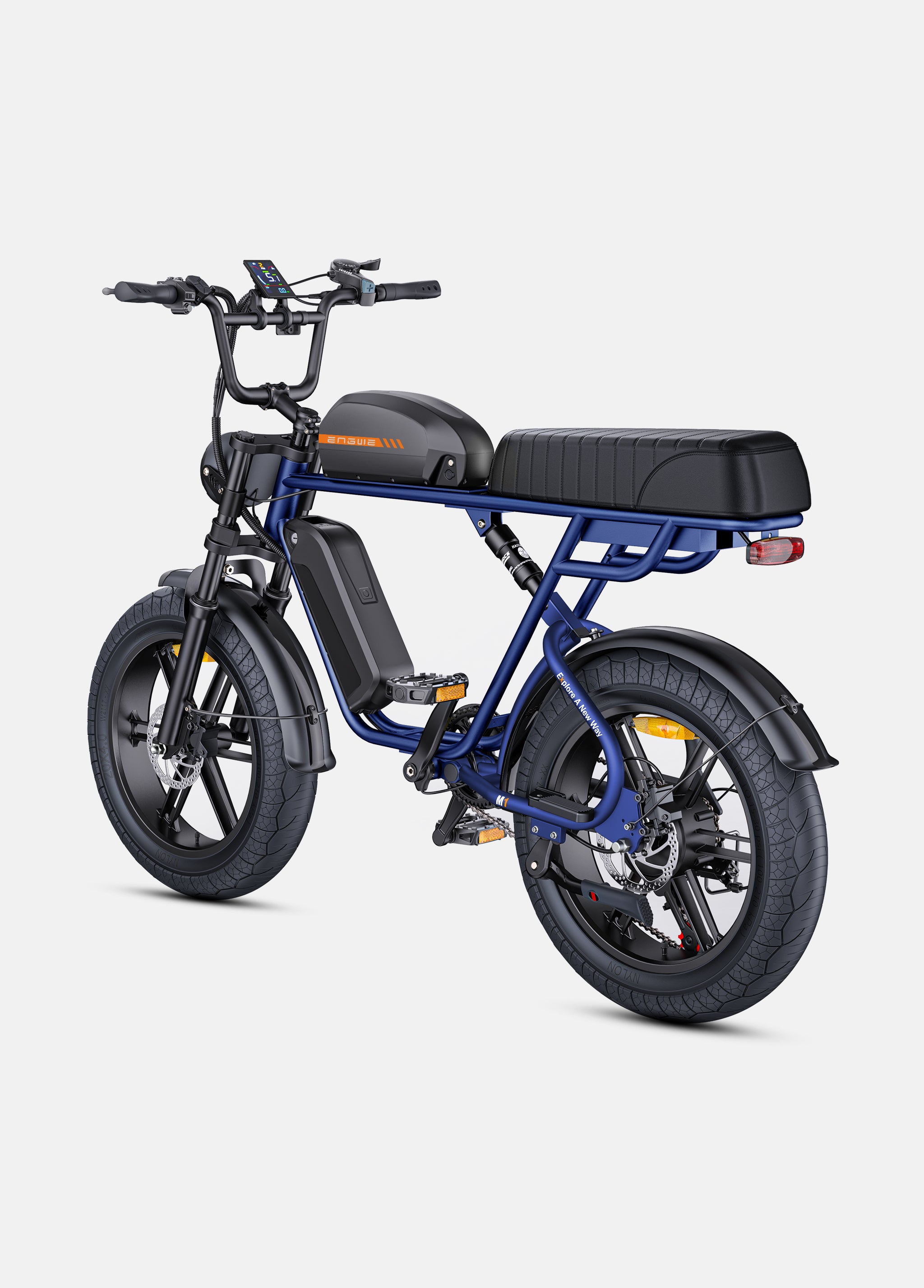 ENGWE M1 bicicleta electrica negru baterie dubla 170 km