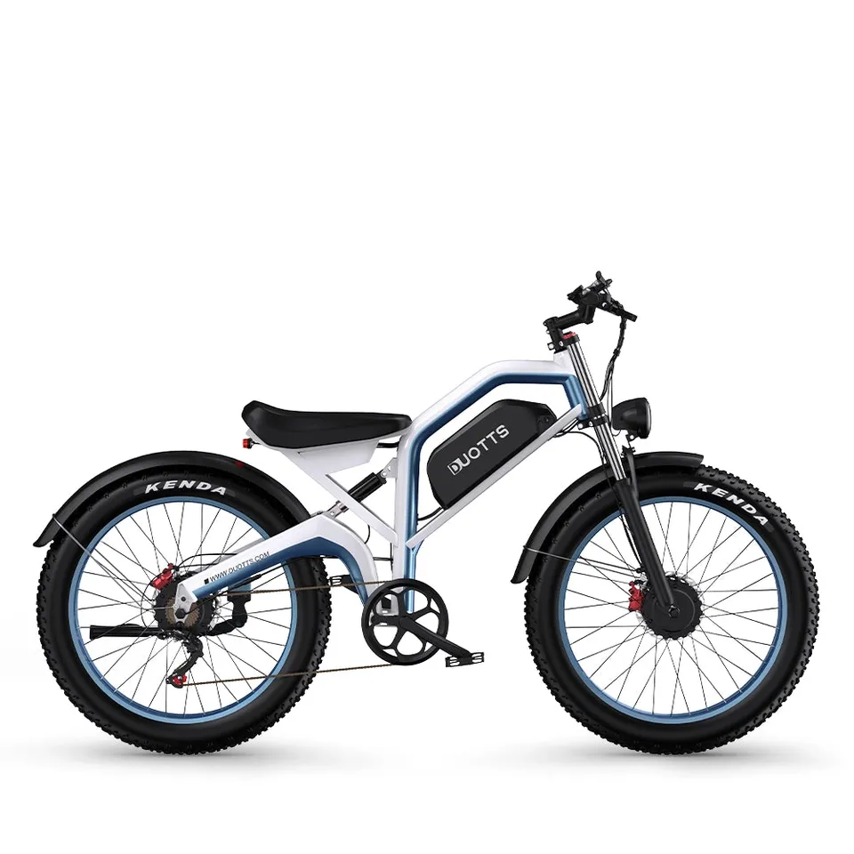 Duotts N26 bicicleta electrica negru-rosu 26 inch