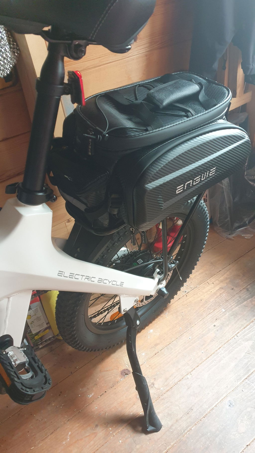 ENGWE geanta portbagaj bicicleta 35L impermeabila negru