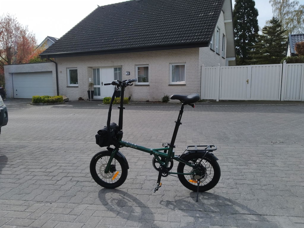 ENGWE Zip bicicletă electrică pliabilă 16 inch gri