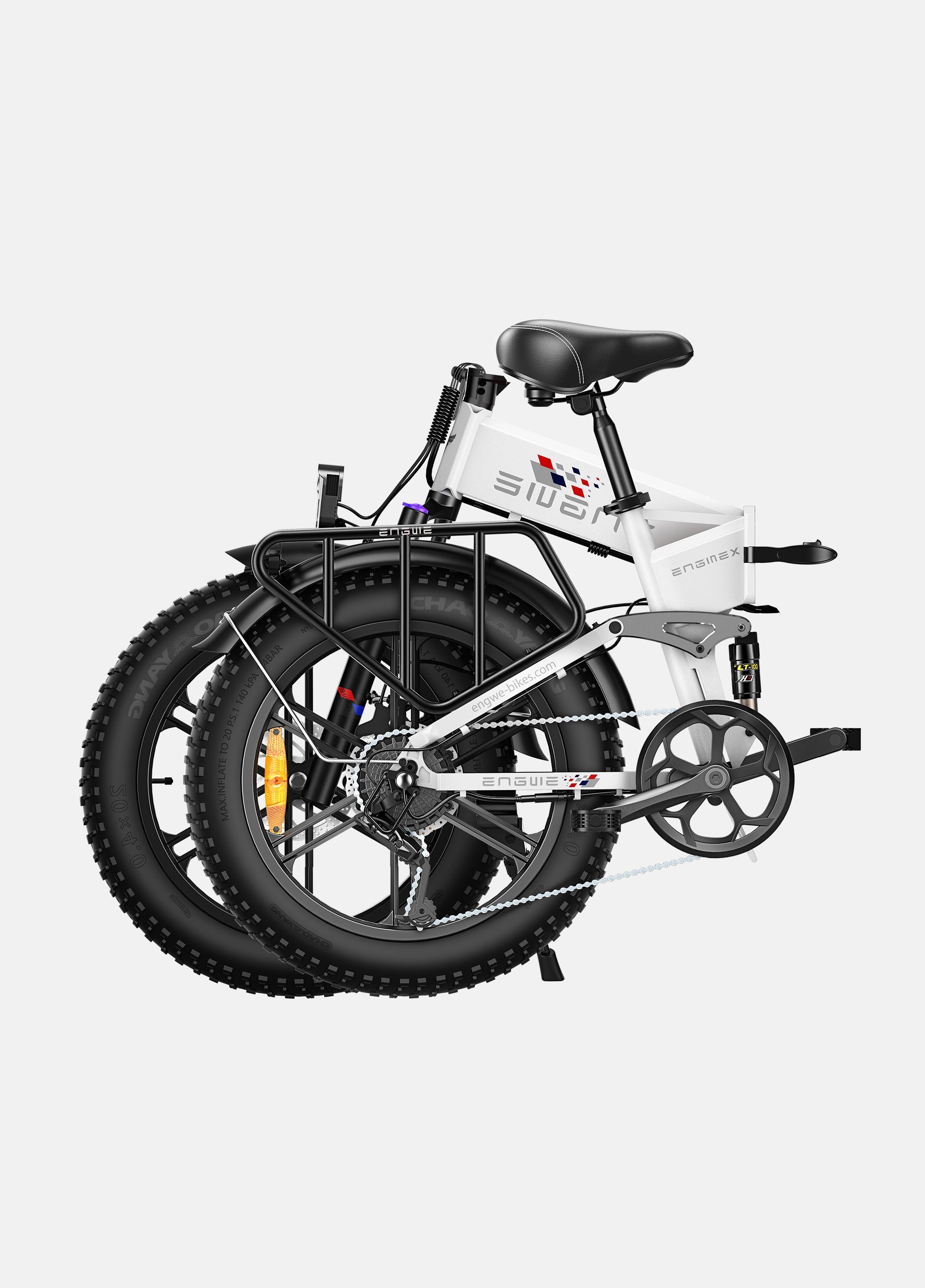 ENGWE Engine X bicicletă electrică pliabilă 20x4.0 negru