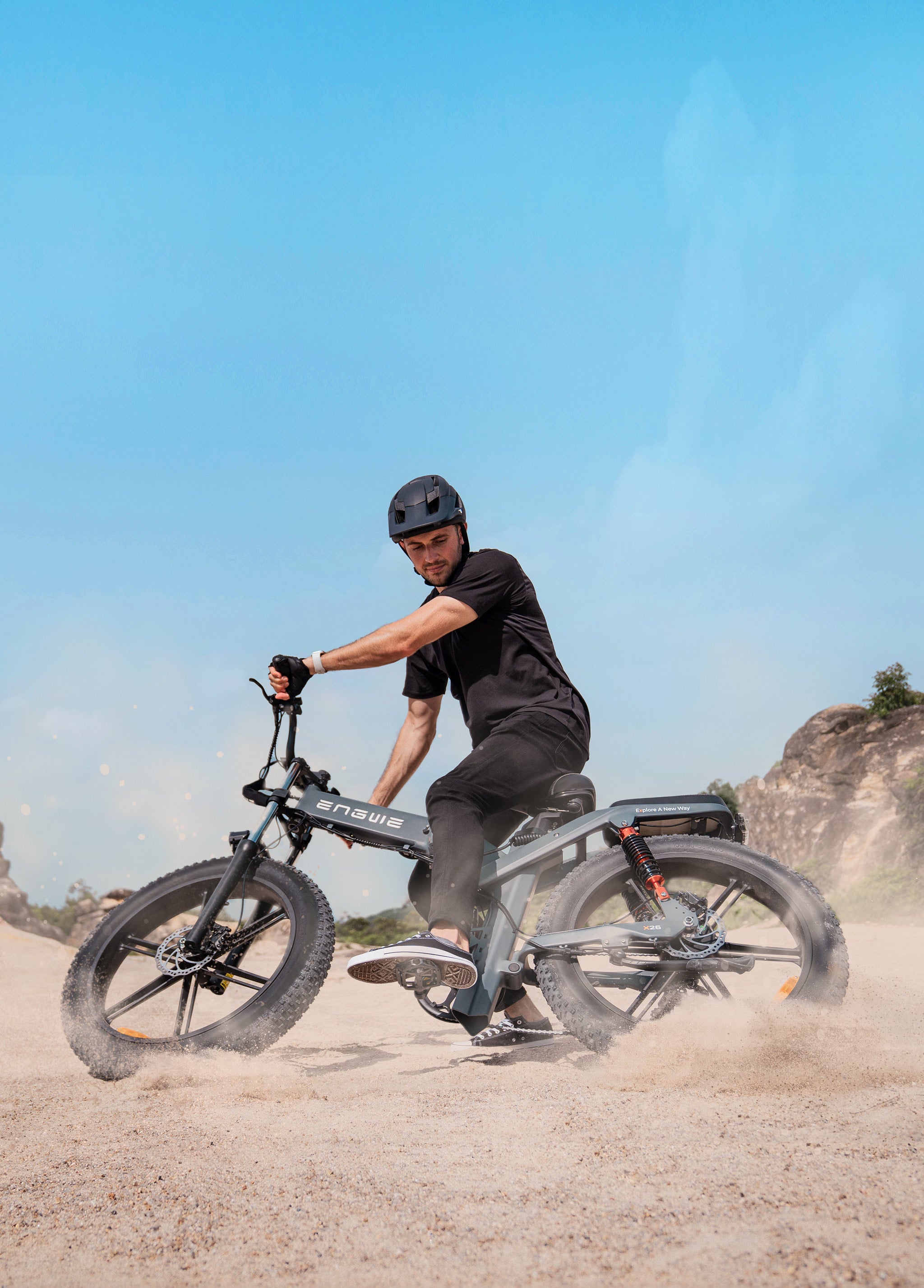 ENGWE X26 bicicletă electrică pliabilă neagră 29,2Ah