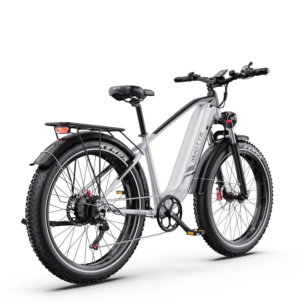 Duotts F26 Lite bicicleta electrica argintiu-alb fatbike