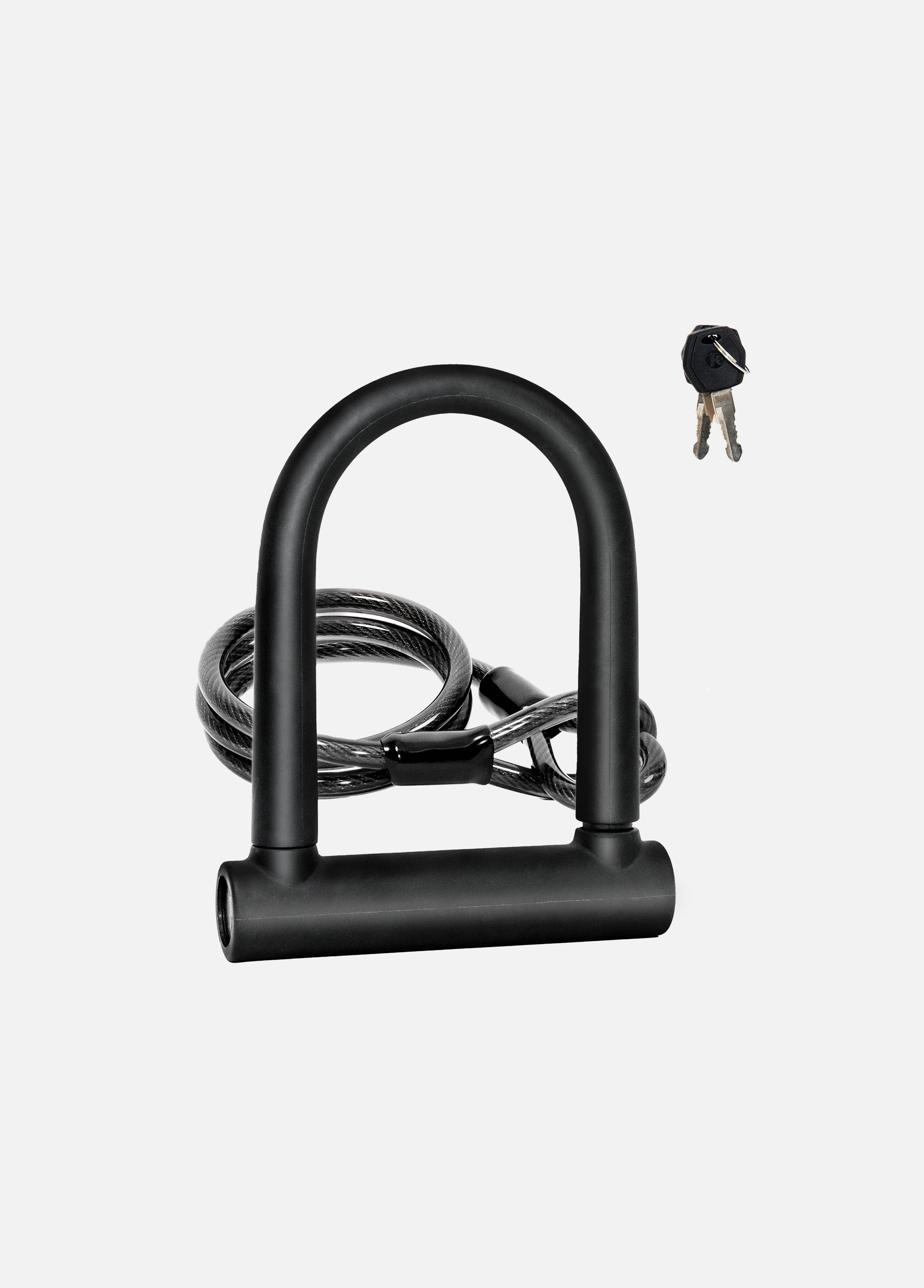ENGWE Mini U-Lock lacat antifurt mic 18 mm cu cablu