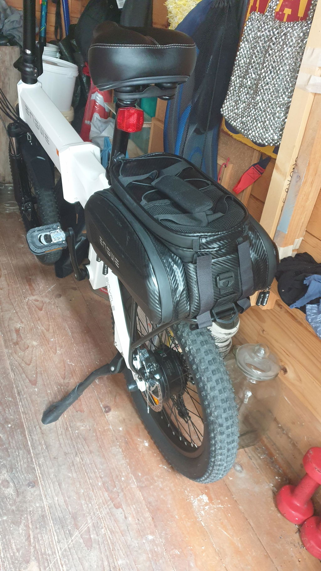 ENGWE geanta portbagaj bicicleta 35L impermeabila negru