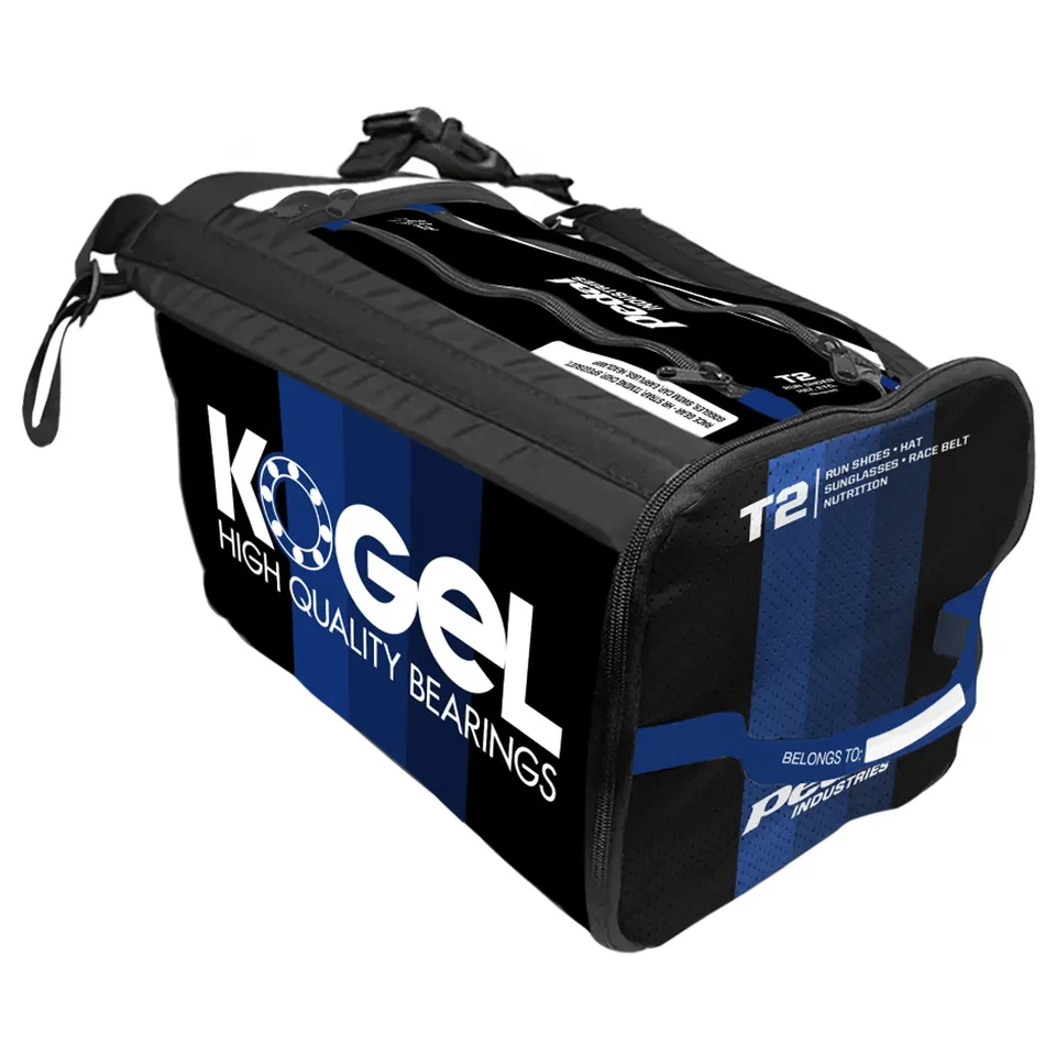 Kogel Bearings RaceDay geanta triatlon neagra 7 buzunare