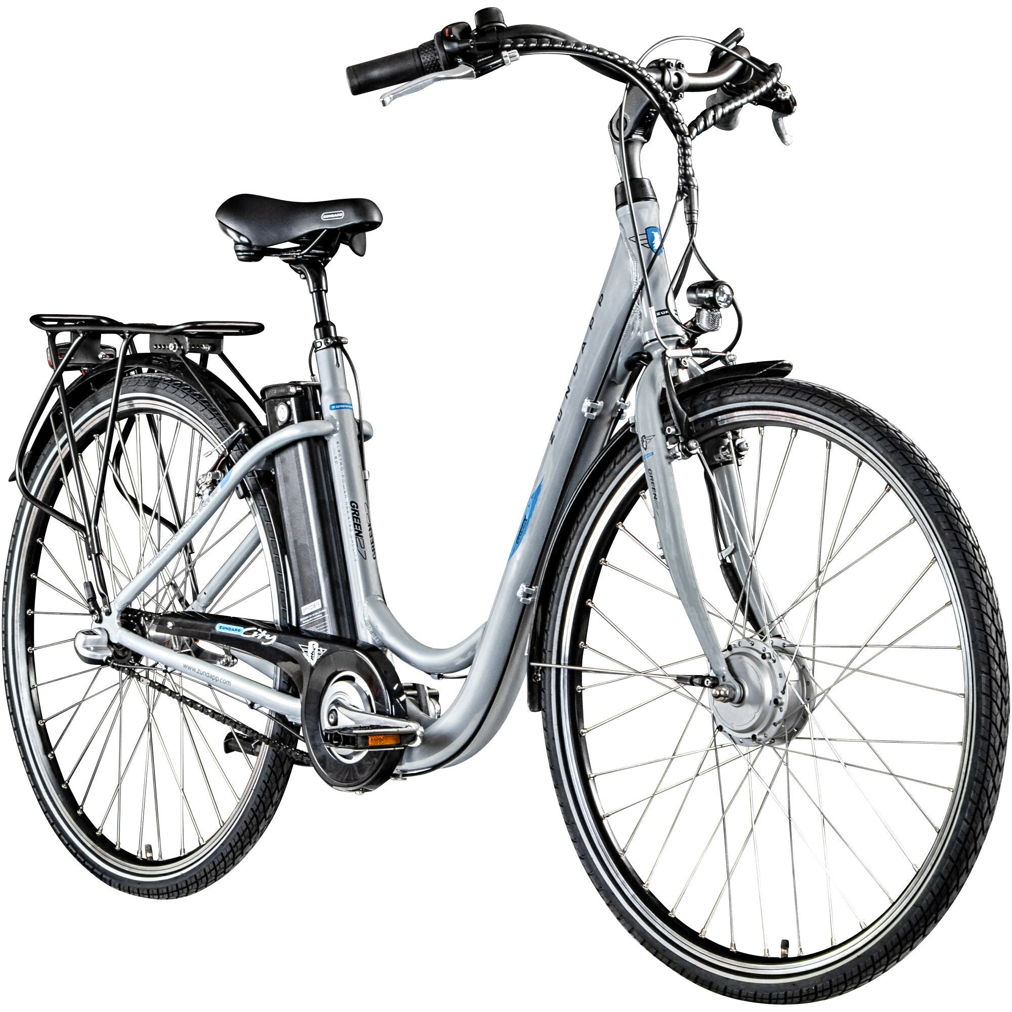 Zündapp Green 2.7 bicicleta electrica 28 inch 48 cm gri city