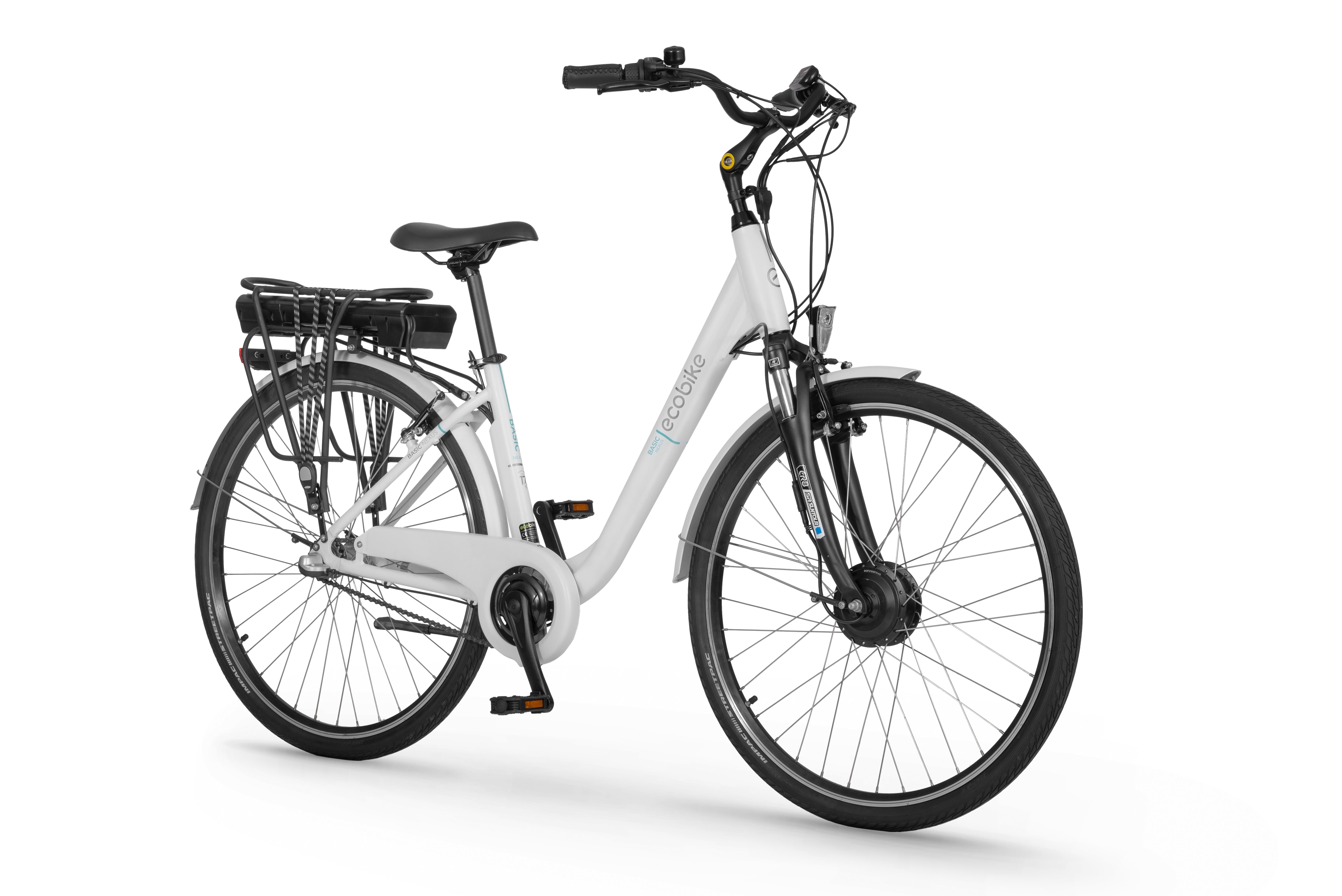 Ecobike Basic Nexus White bicicleta electrica 11.6Ah cadru 17