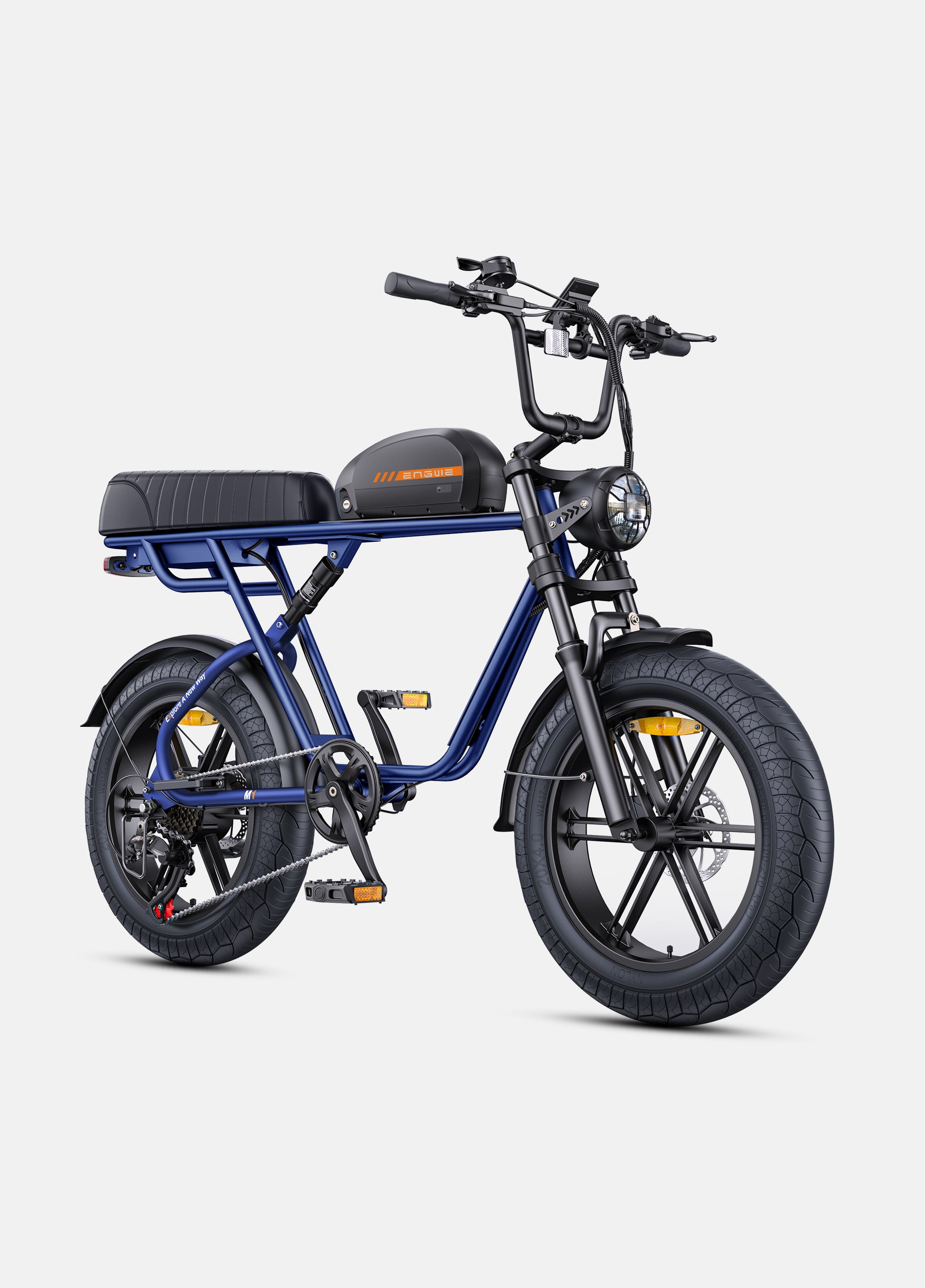 ENGWE M1 bicicleta electrica negru baterie dubla 170 km