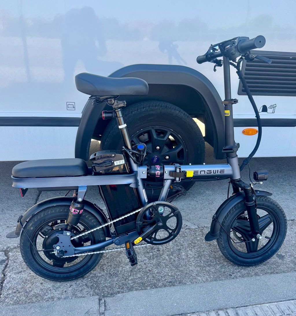 ENGWE T14 mini bicicletă electrică pliabilă portocaliu