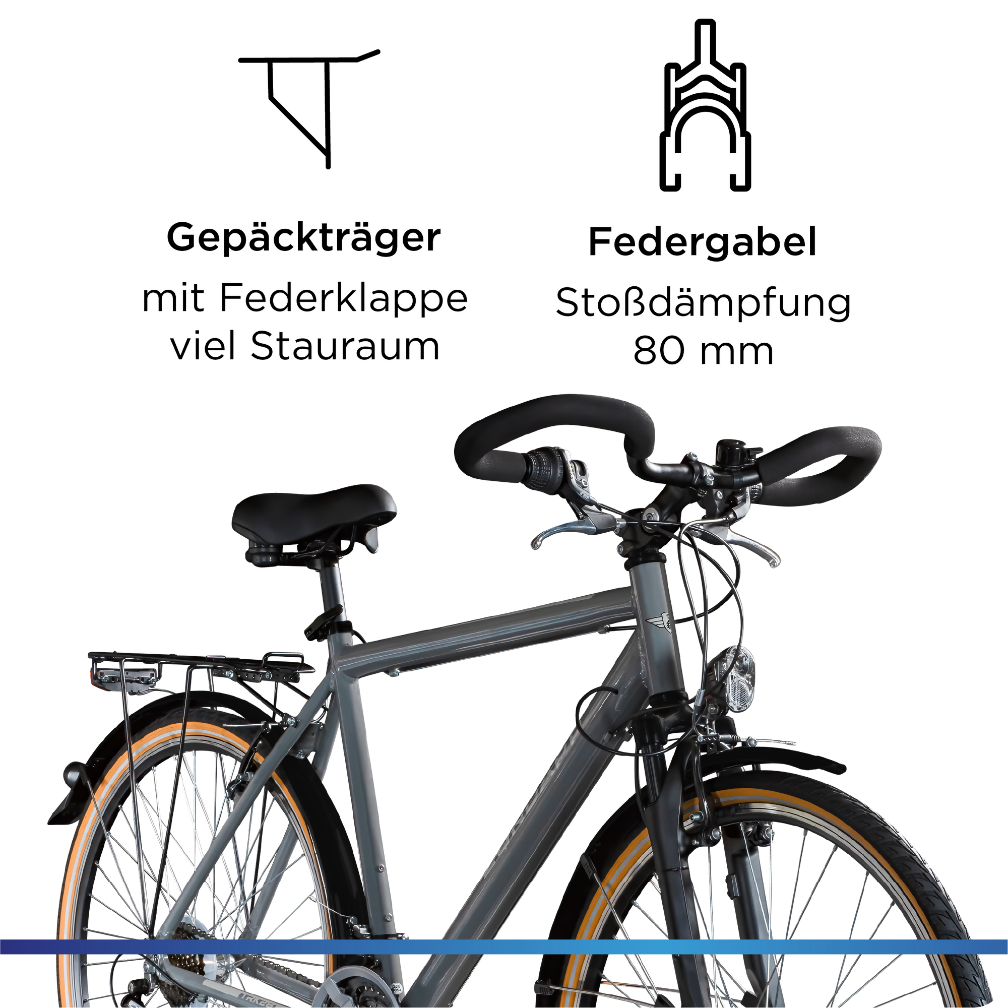 Zundapp T700 bicicleta trekking 28 cadru 55cm
