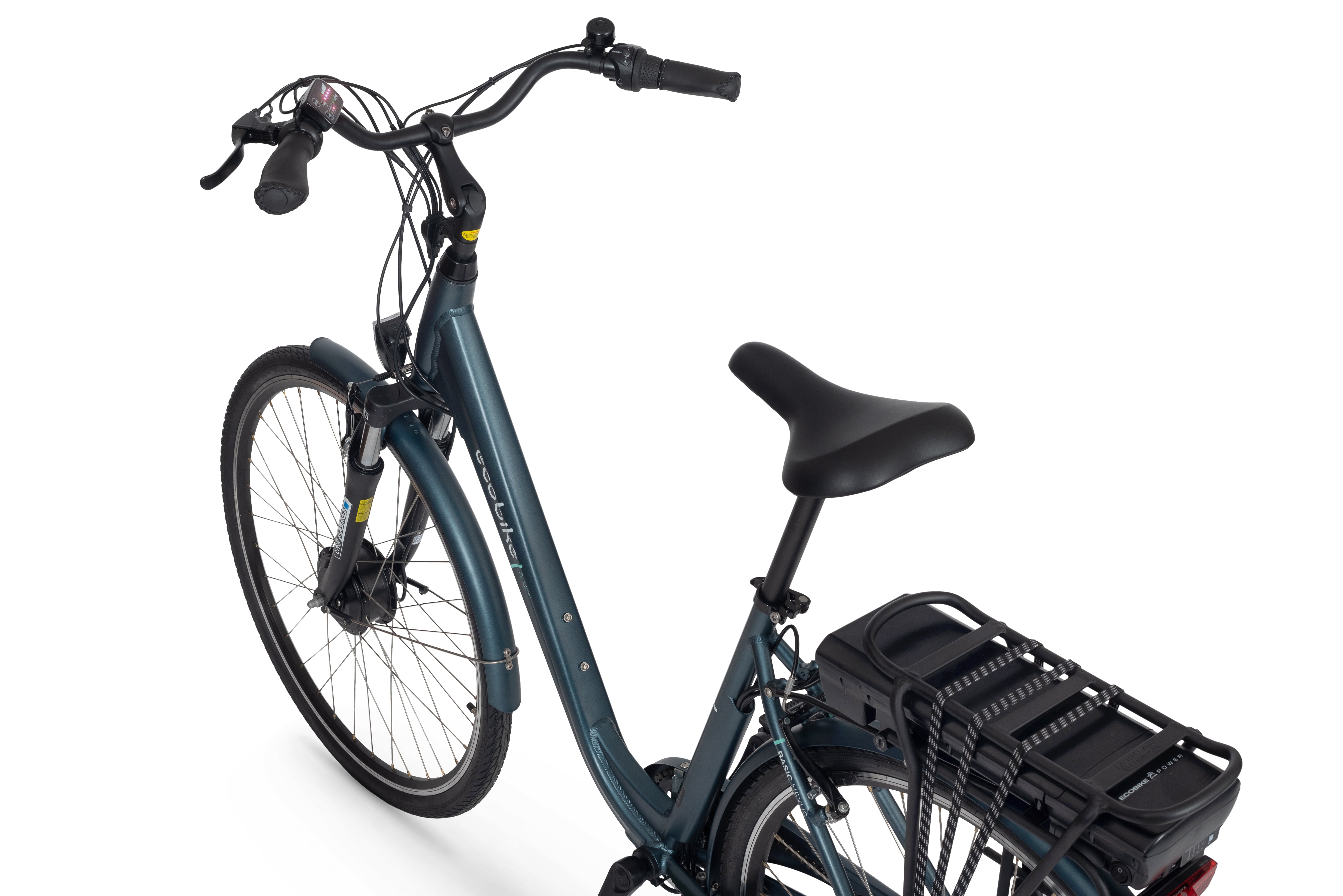 Ecobike Basic Nexus Blue bicicleta electrica 11.6Ah cadru jos