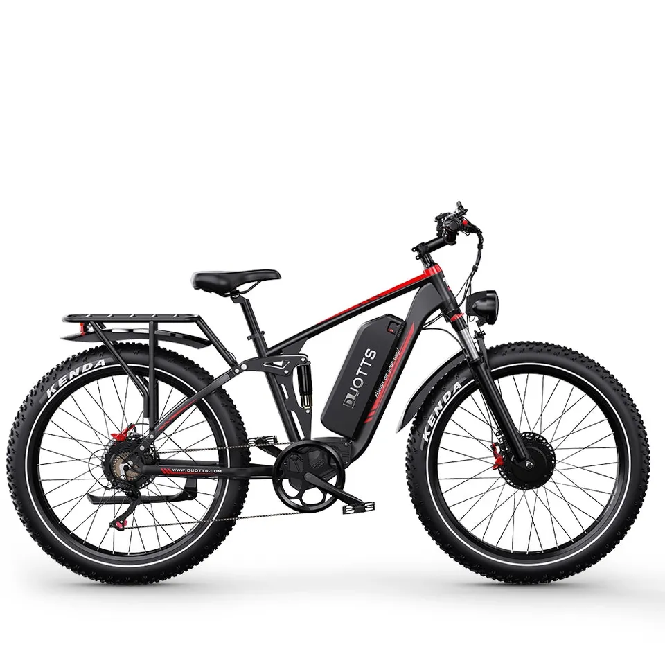 Duotts S26 bicicleta electrica neagra 19.2Ah fatbike