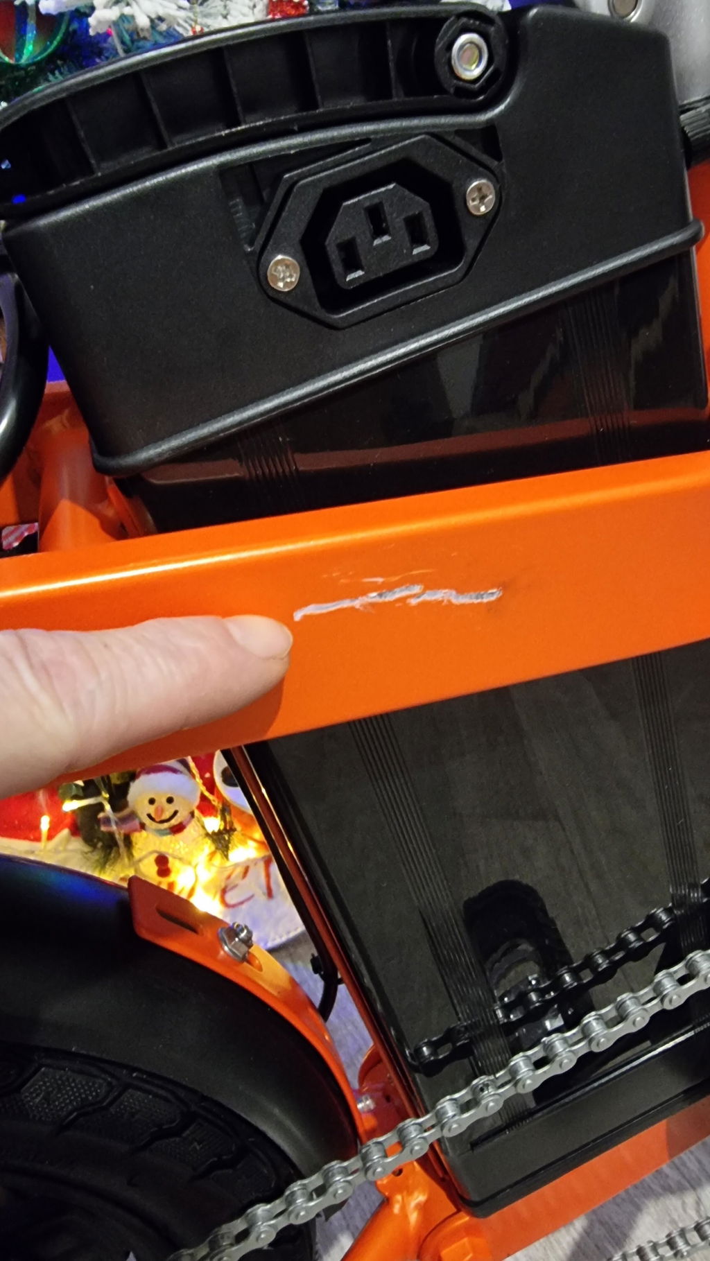 ENGWE T14 mini bicicletă electrică pliabilă portocaliu
