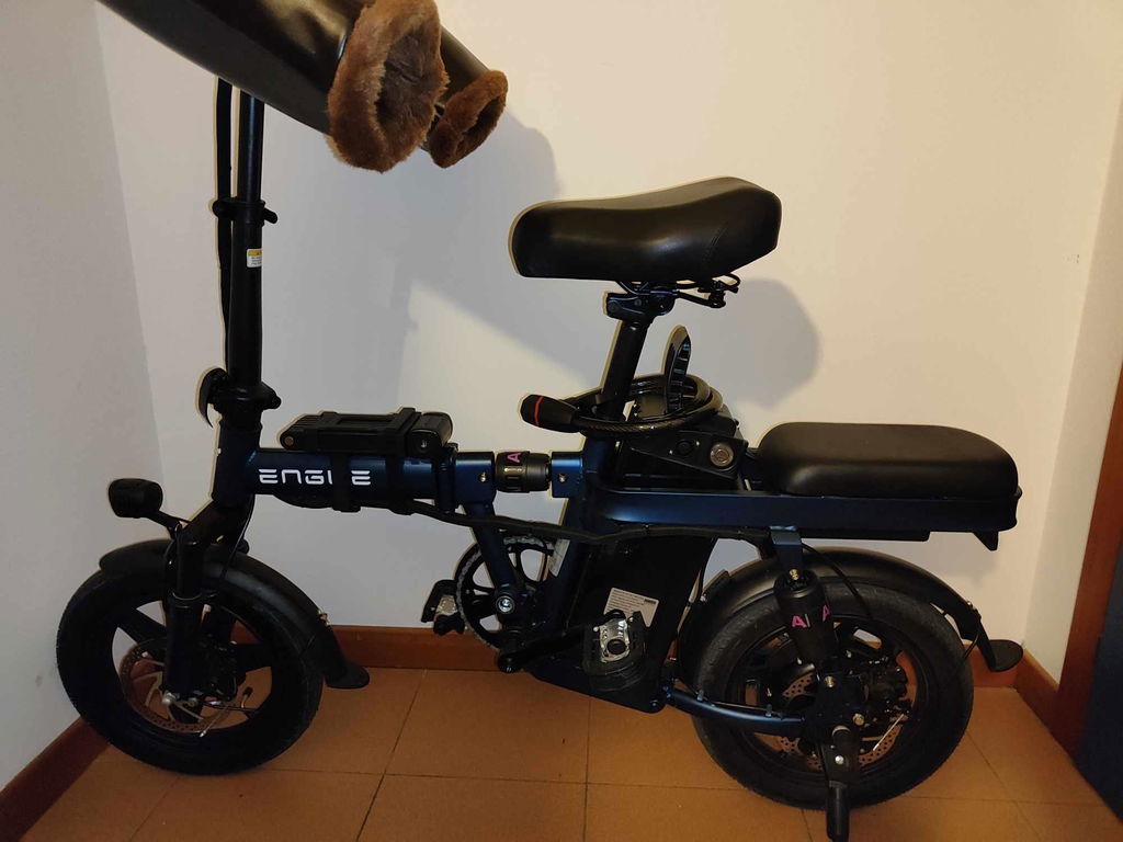ENGWE T14 mini bicicletă electrică pliabilă portocaliu