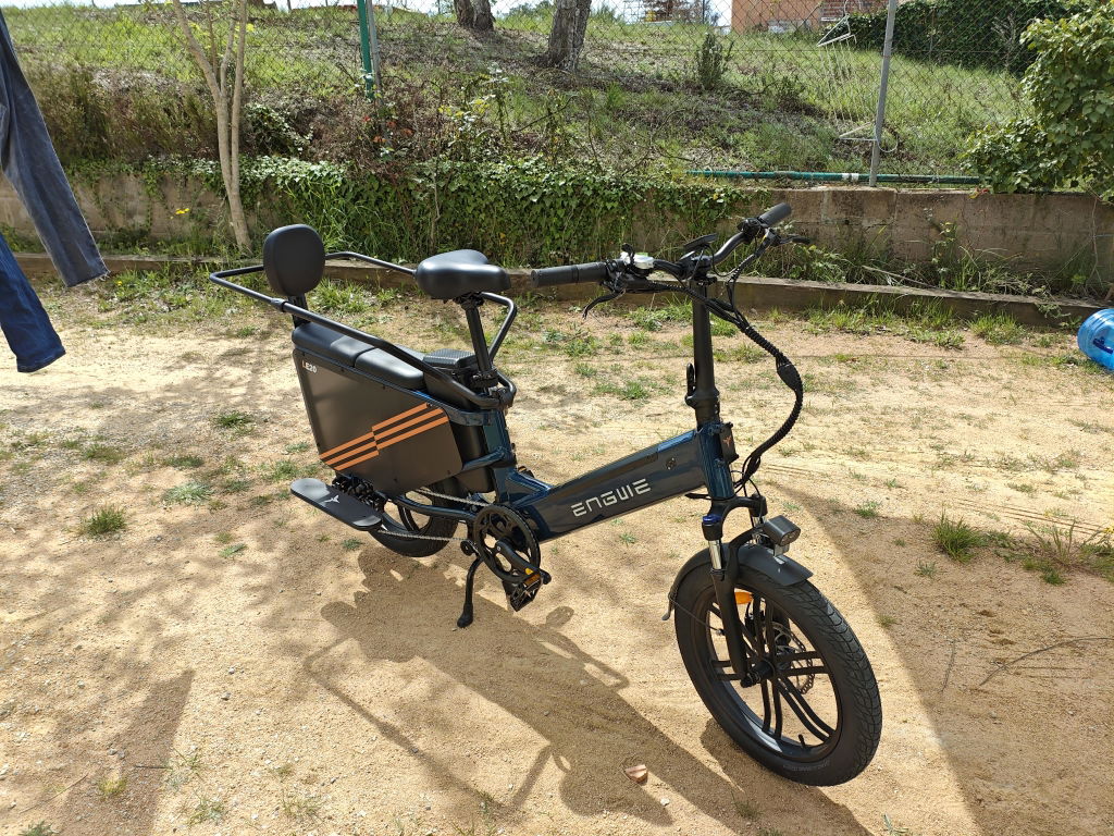ENGWE LE20 bicicleta electrica cargo albastru o baterie 340 km
