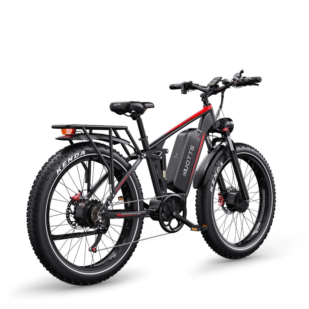 Duotts S26 bicicleta electrica neagra 19.2Ah fatbike