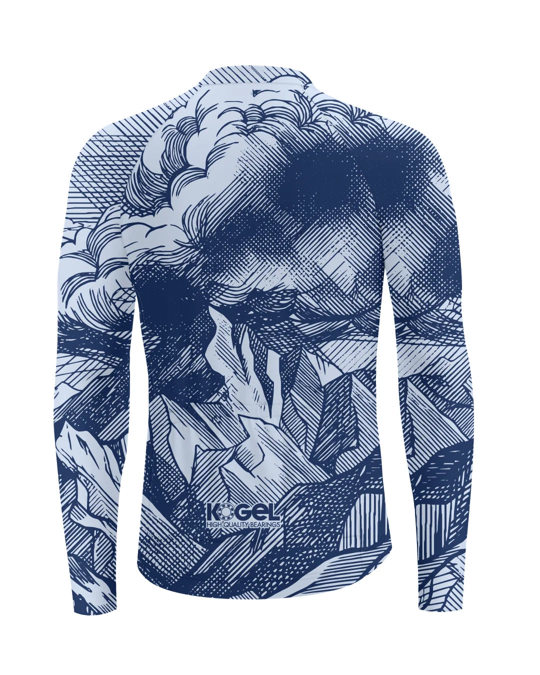 Kogel Sketch tricou ciclism maneca lunga fleece