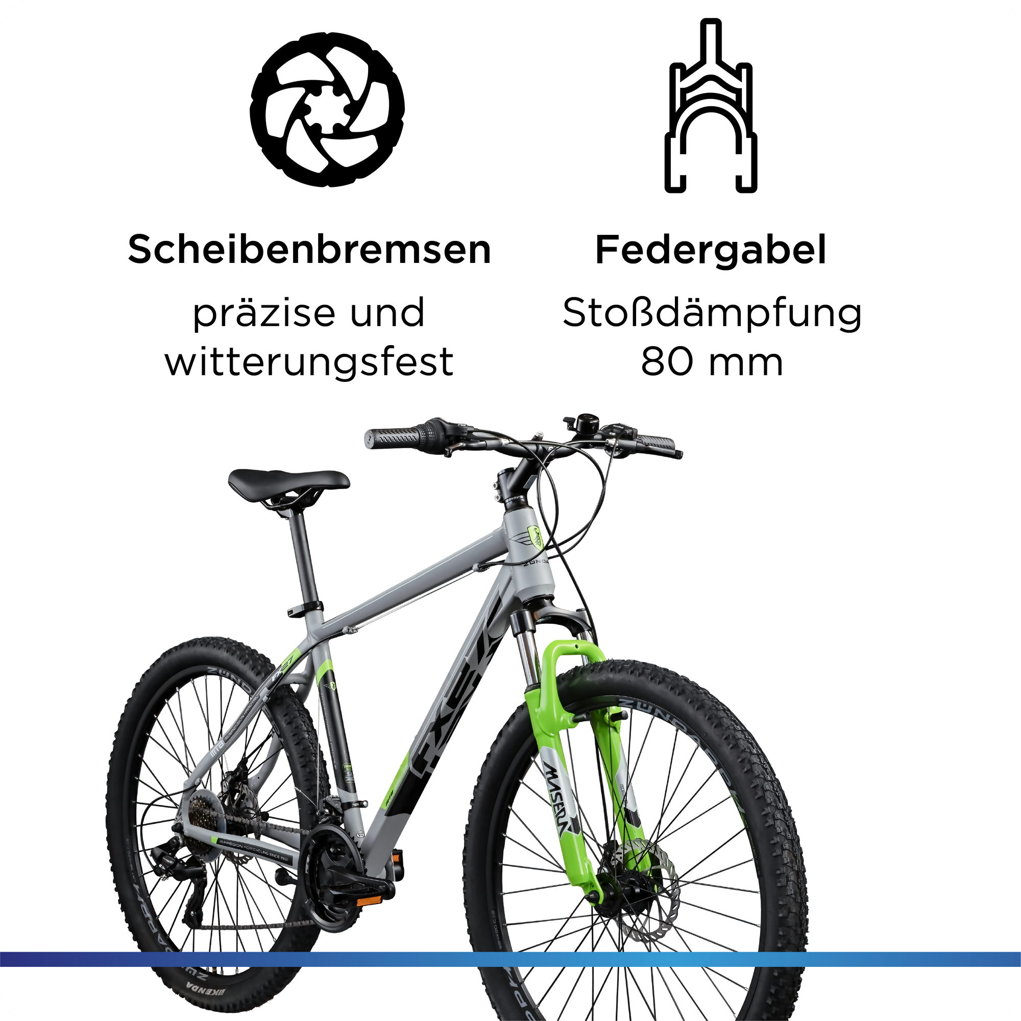 Zündapp FX27 bicicletă munte 27,5 inch 48 cm 21 viteze