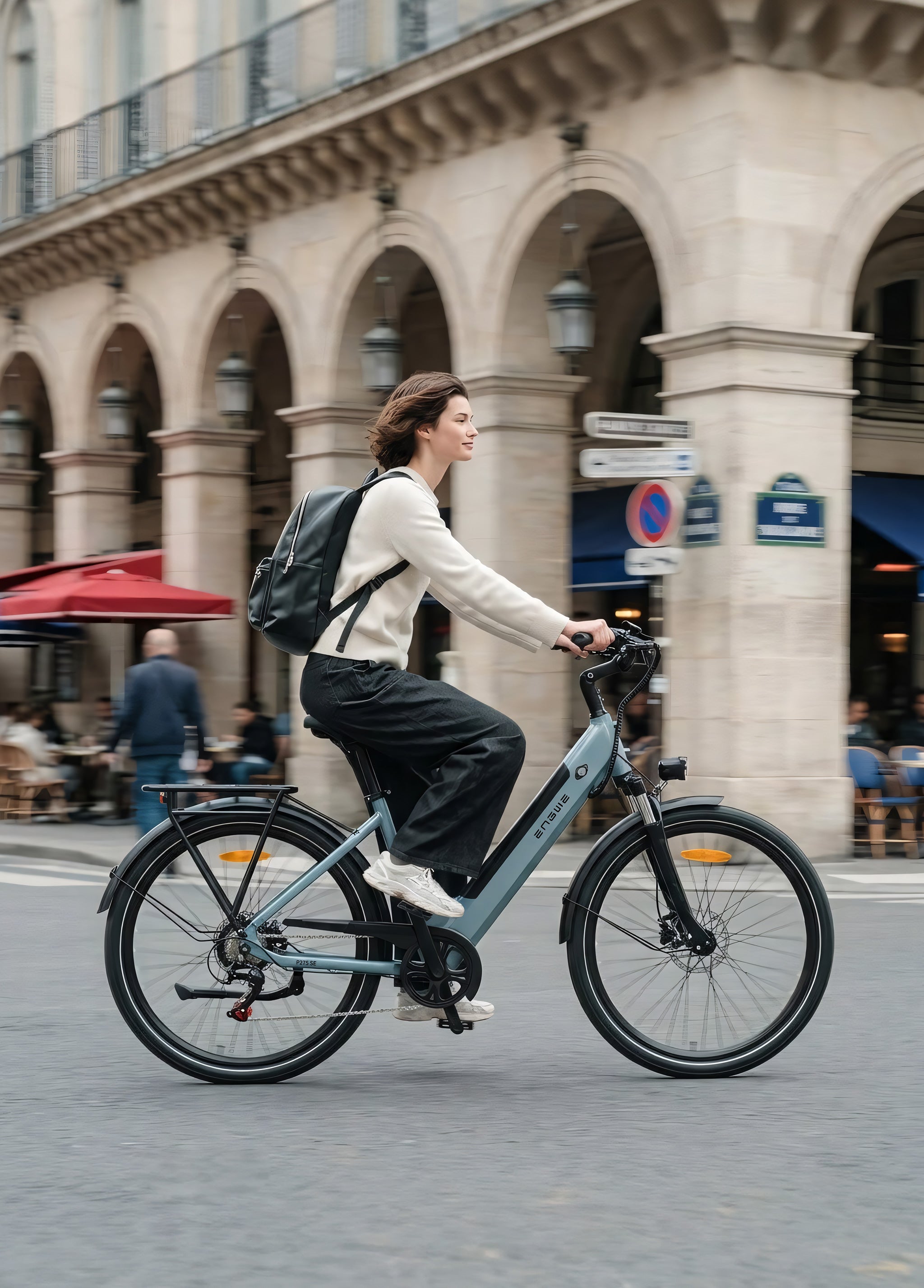 ENGWE P275 SE bicicleta electrica urbana gri 100 km