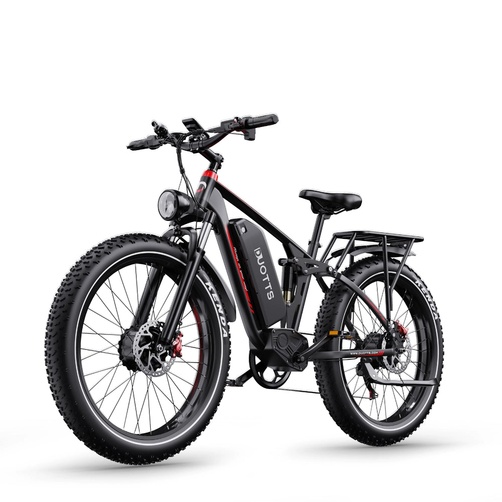 Duotts S26 bicicleta electrica neagra 19.2Ah fatbike