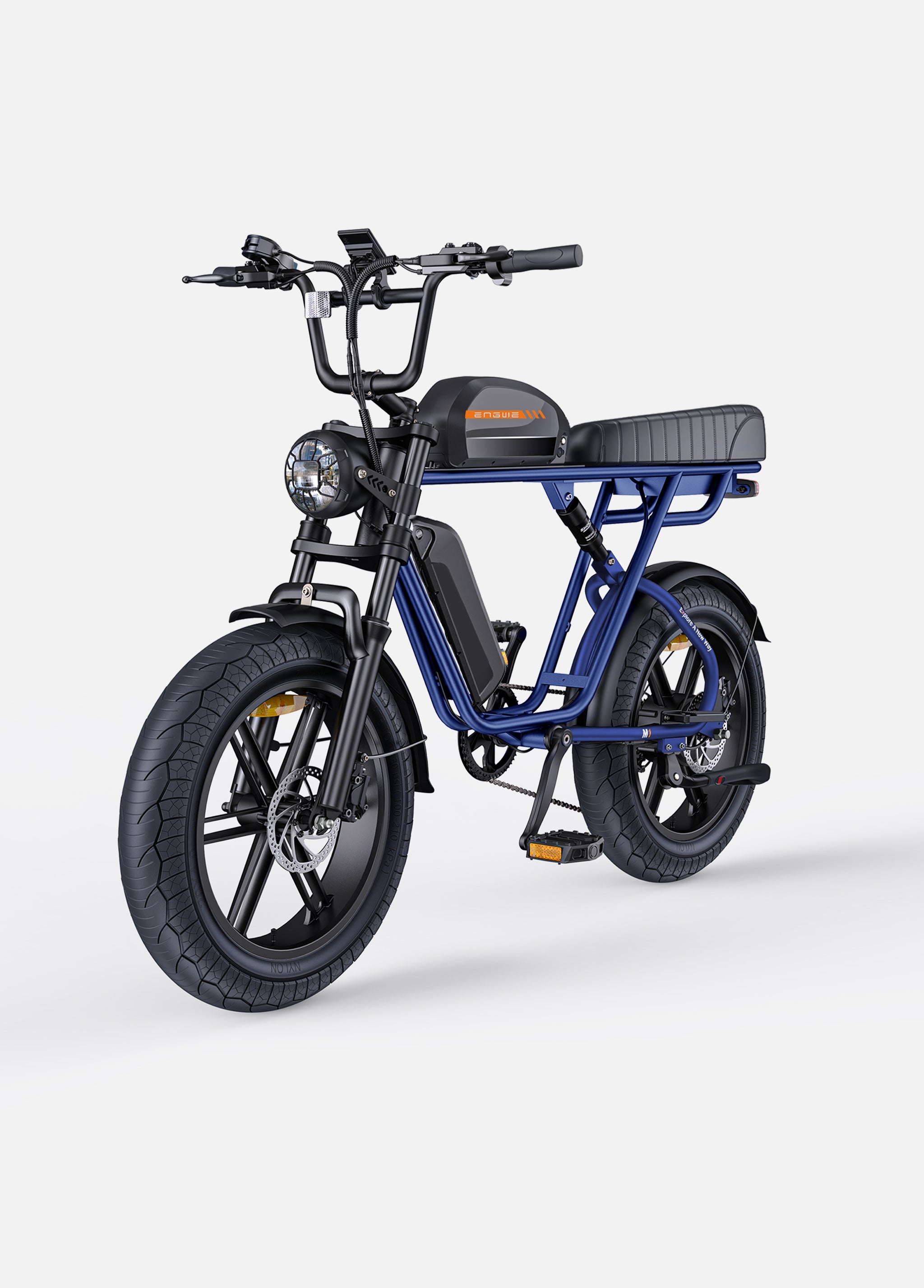 ENGWE M1 bicicleta electrica negru baterie dubla 170 km