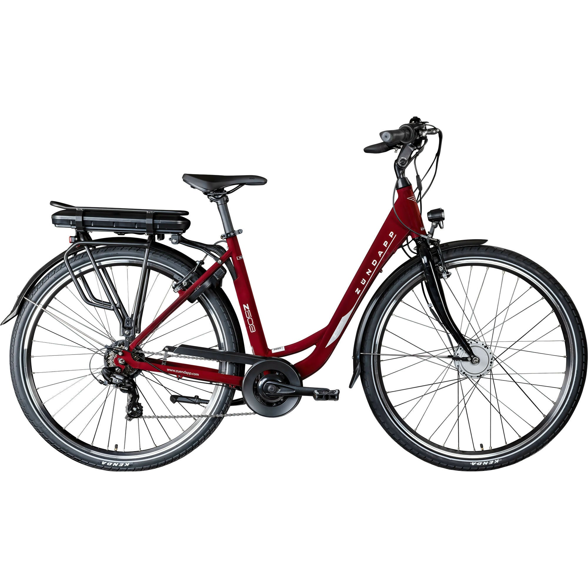 Zündapp Z503 bicicletă electrică damă 28" alb-verde 49cm