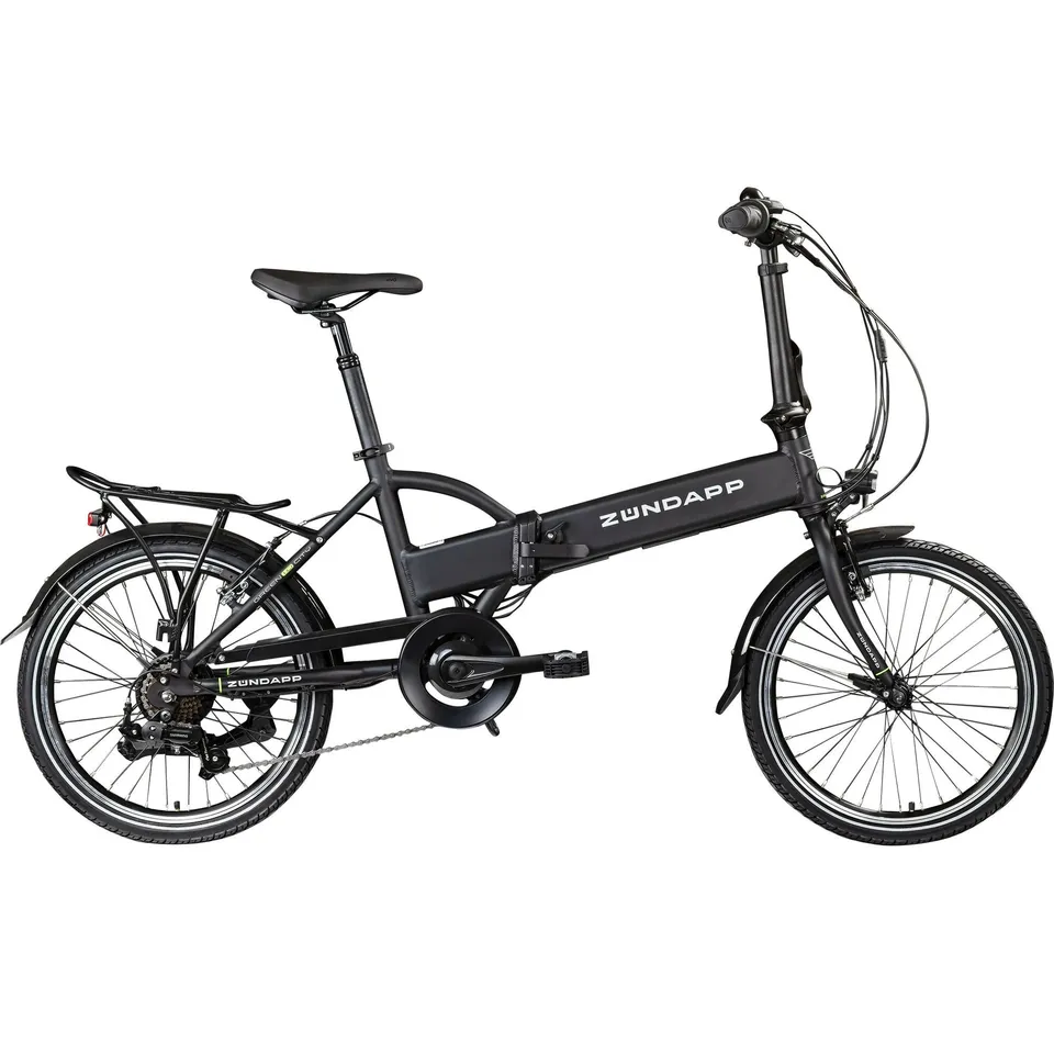 Zündapp Z101 bicicletă electrică pliabilă 20 inch neagră 250W