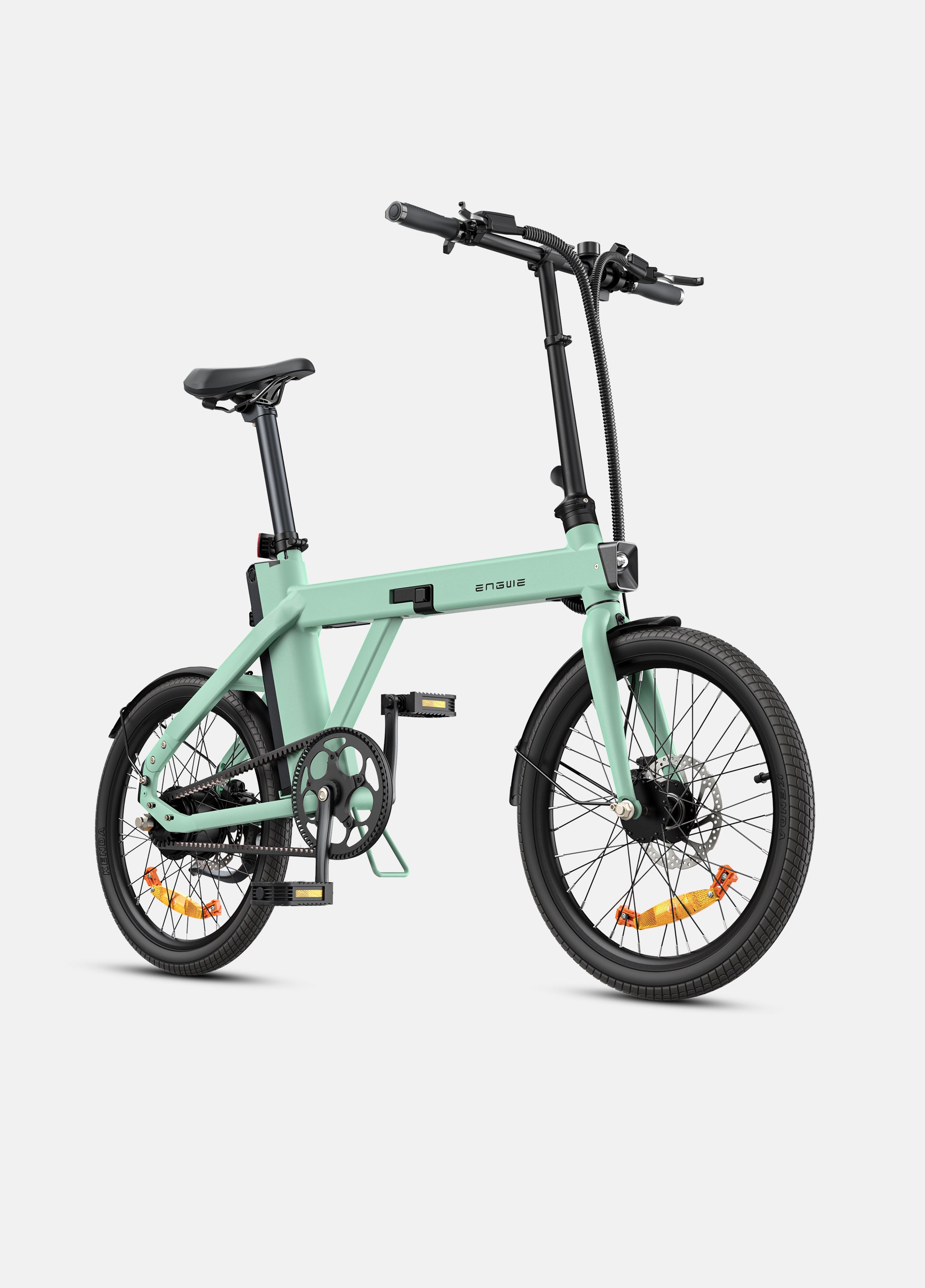 ENGWE P20 bicicletă electrică pliabilă verde 100km