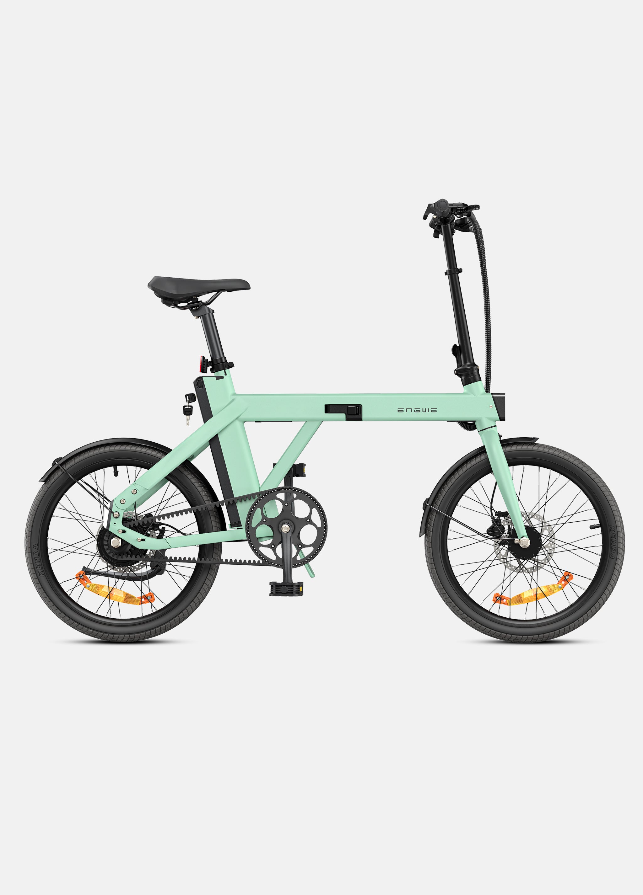 ENGWE P20 bicicletă electrică pliabilă verde 100km