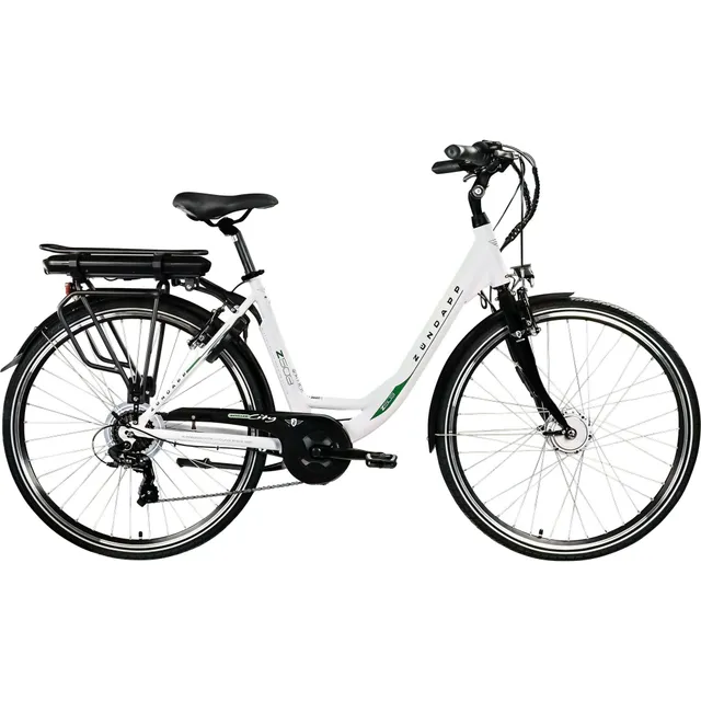 Zündapp Z503 bicicletă electrică damă 28" alb-verde 49cm