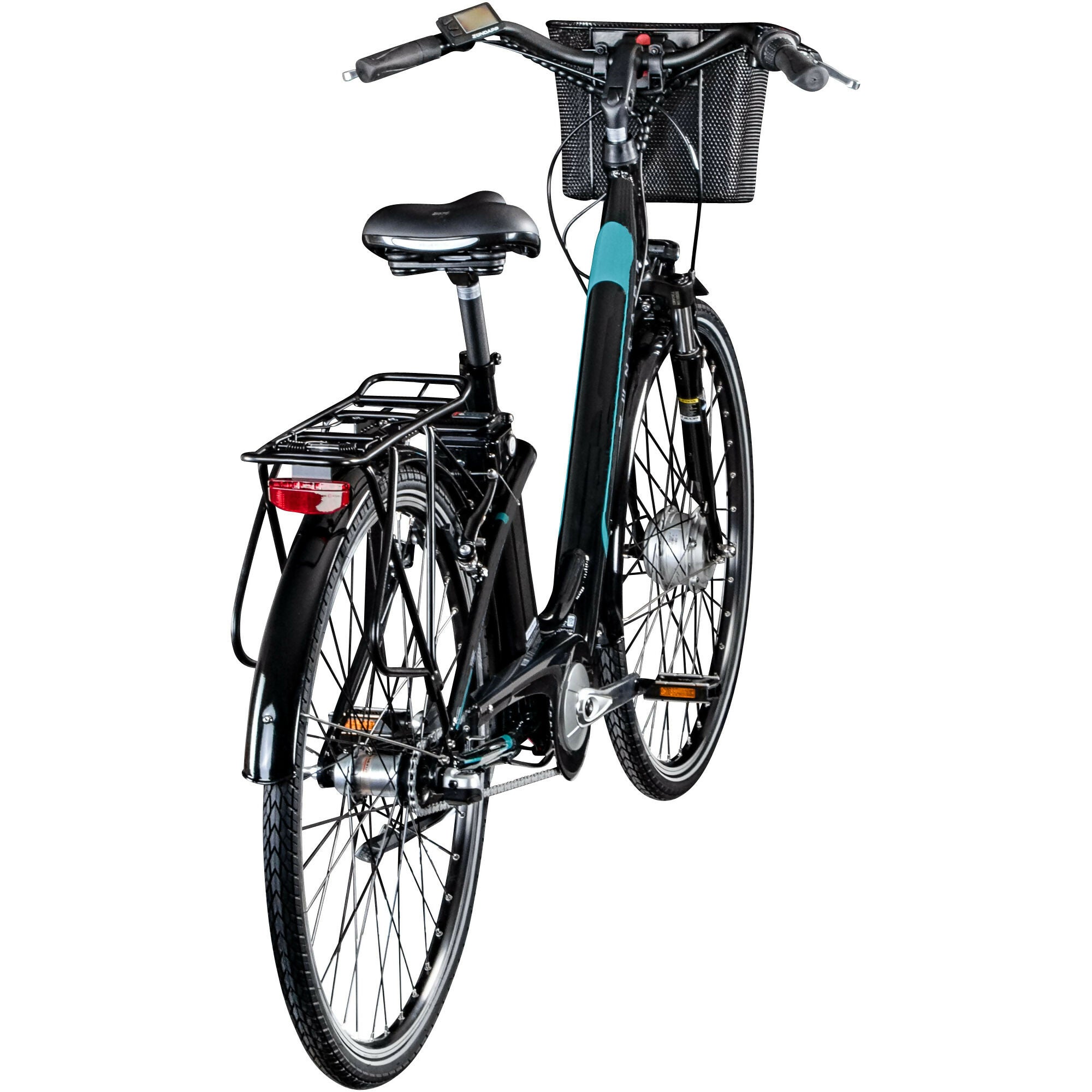 Zündapp Z510 bicicleta electrica 28 inch 48 cm alb verde city