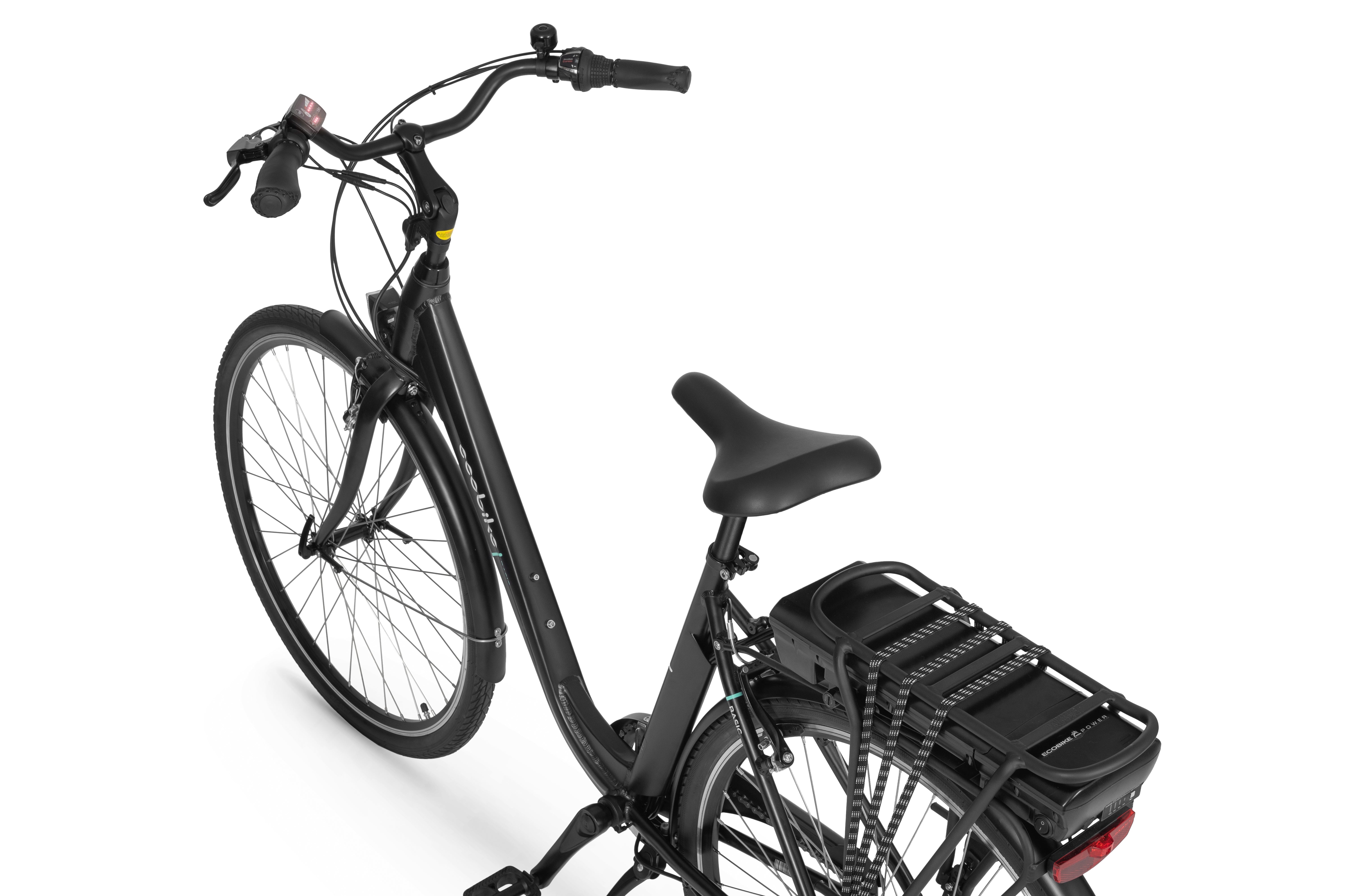 Ecobike Basic Black bicicleta electrica 11.6Ah Shimano 7 viteze