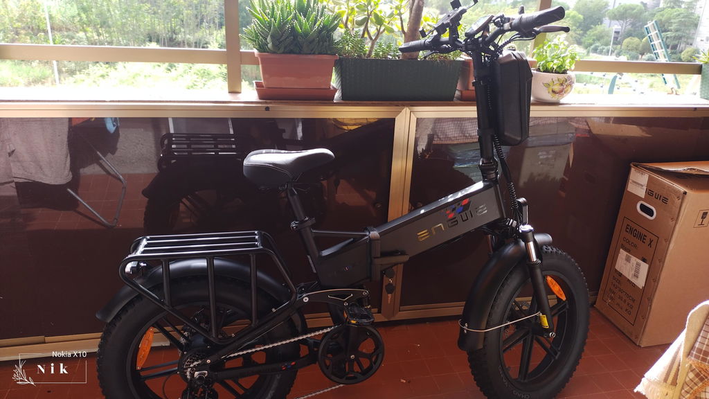 ENGWE Engine X bicicletă electrică pliabilă 20x4.0 negru