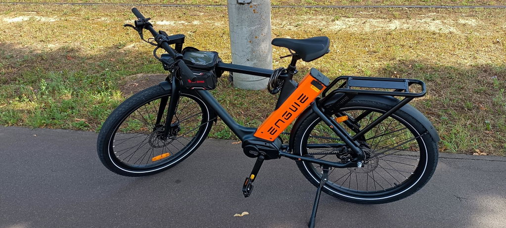 ENGWE P275 Pro bicicleta electrica curea carbon negru 260 km