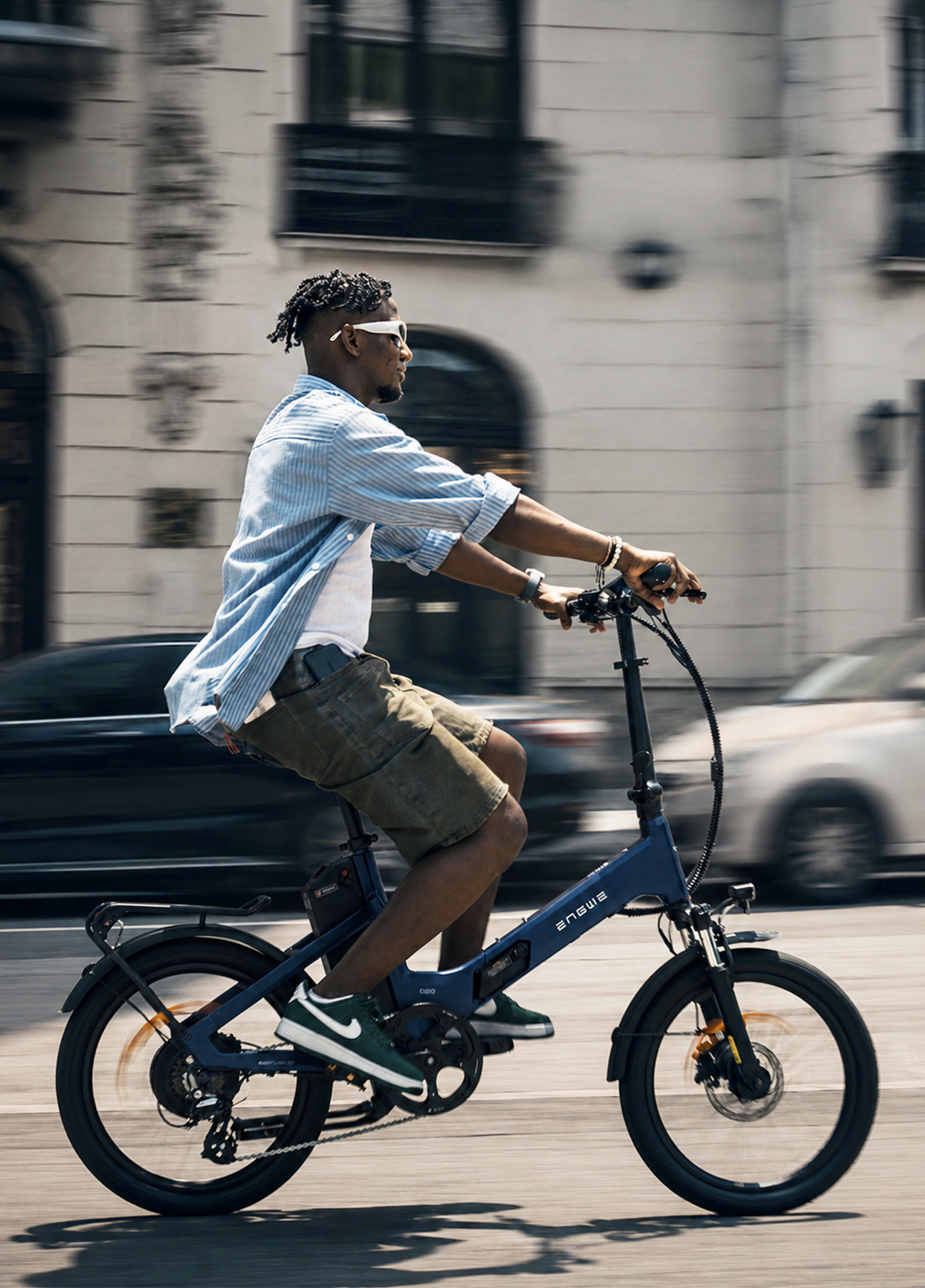 ENGWE O20 Boost bicicletă electrică pliabilă gri grafit