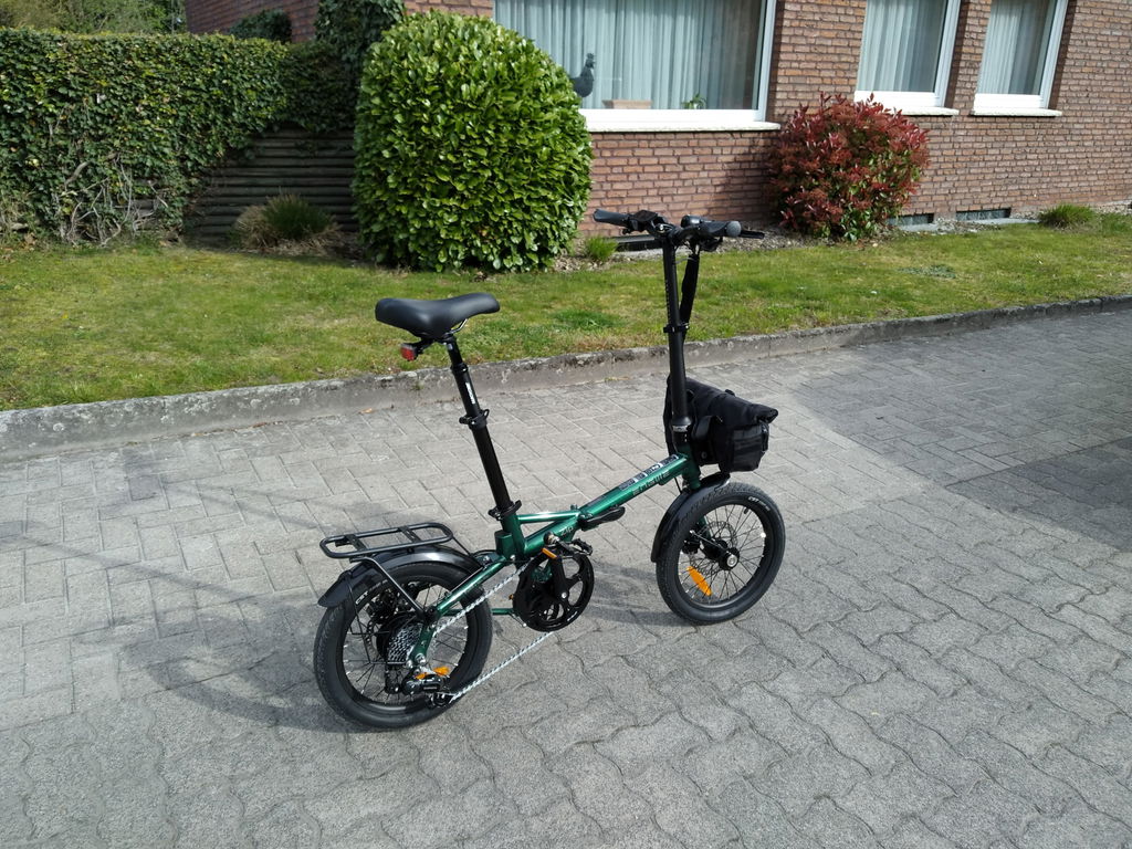 ENGWE Zip bicicletă electrică pliabilă 16 inch gri