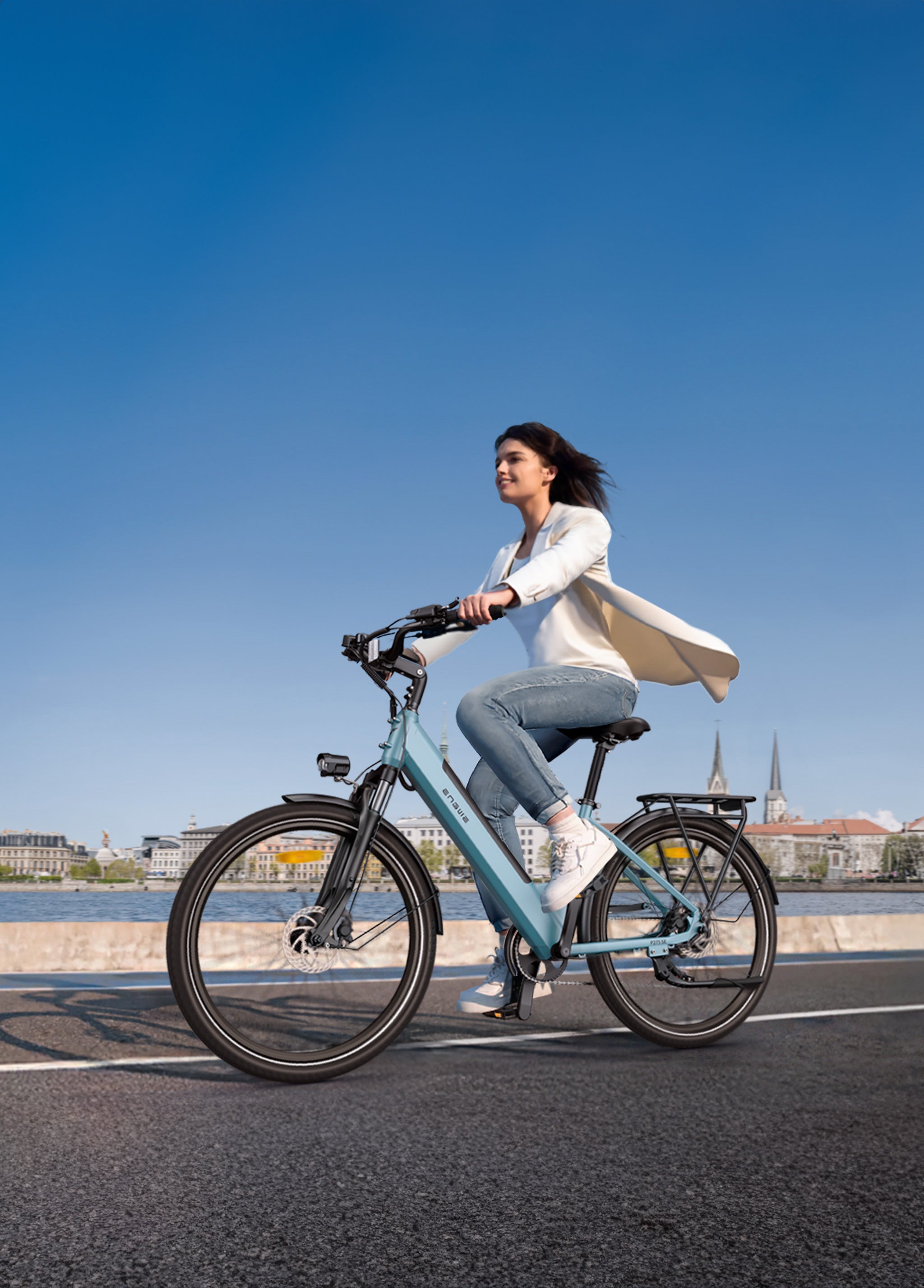 ENGWE P275 SE bicicleta electrica urbana gri 100 km