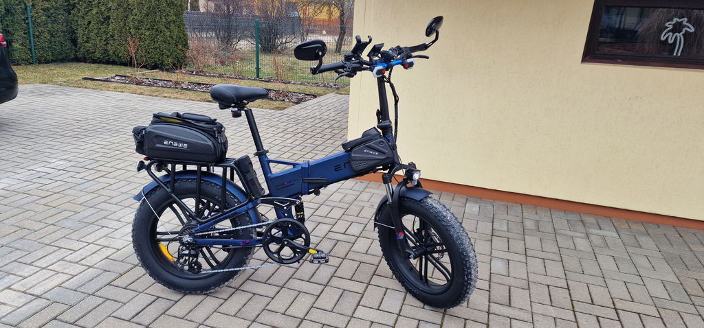 ENGWE geanta portbagaj bicicleta 35L impermeabila negru