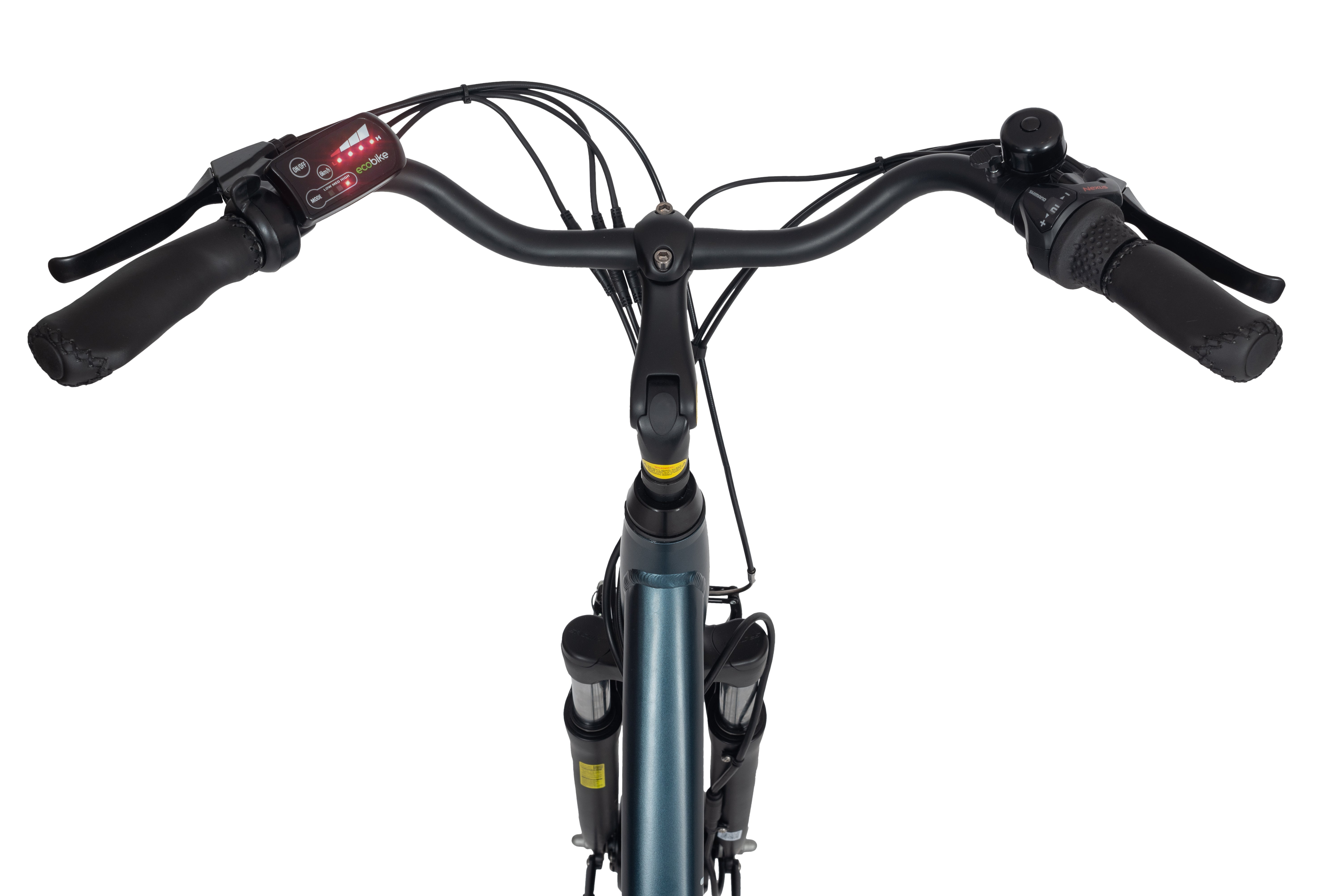 Ecobike Basic Nexus Blue bicicleta electrica 11.6Ah cadru jos