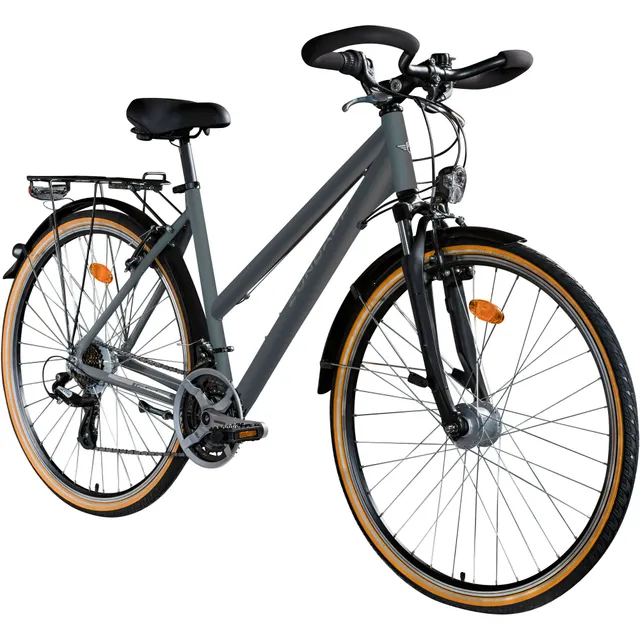 Zündapp T700 bicicleta trekking 28 inch 50 cm gri 21 viteze