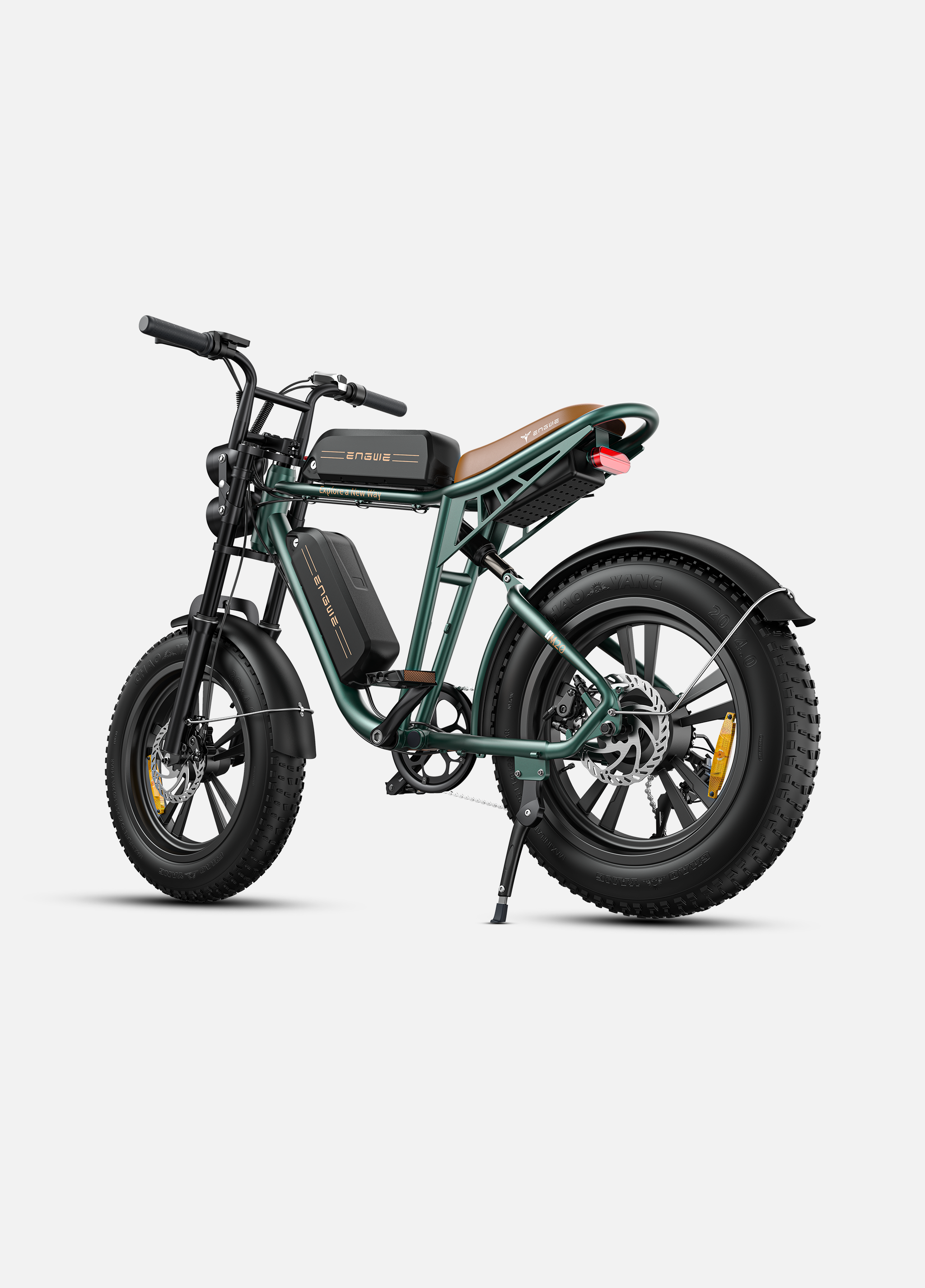 ENGWE M20 bicicleta electrica negru baterie dubla 150 km