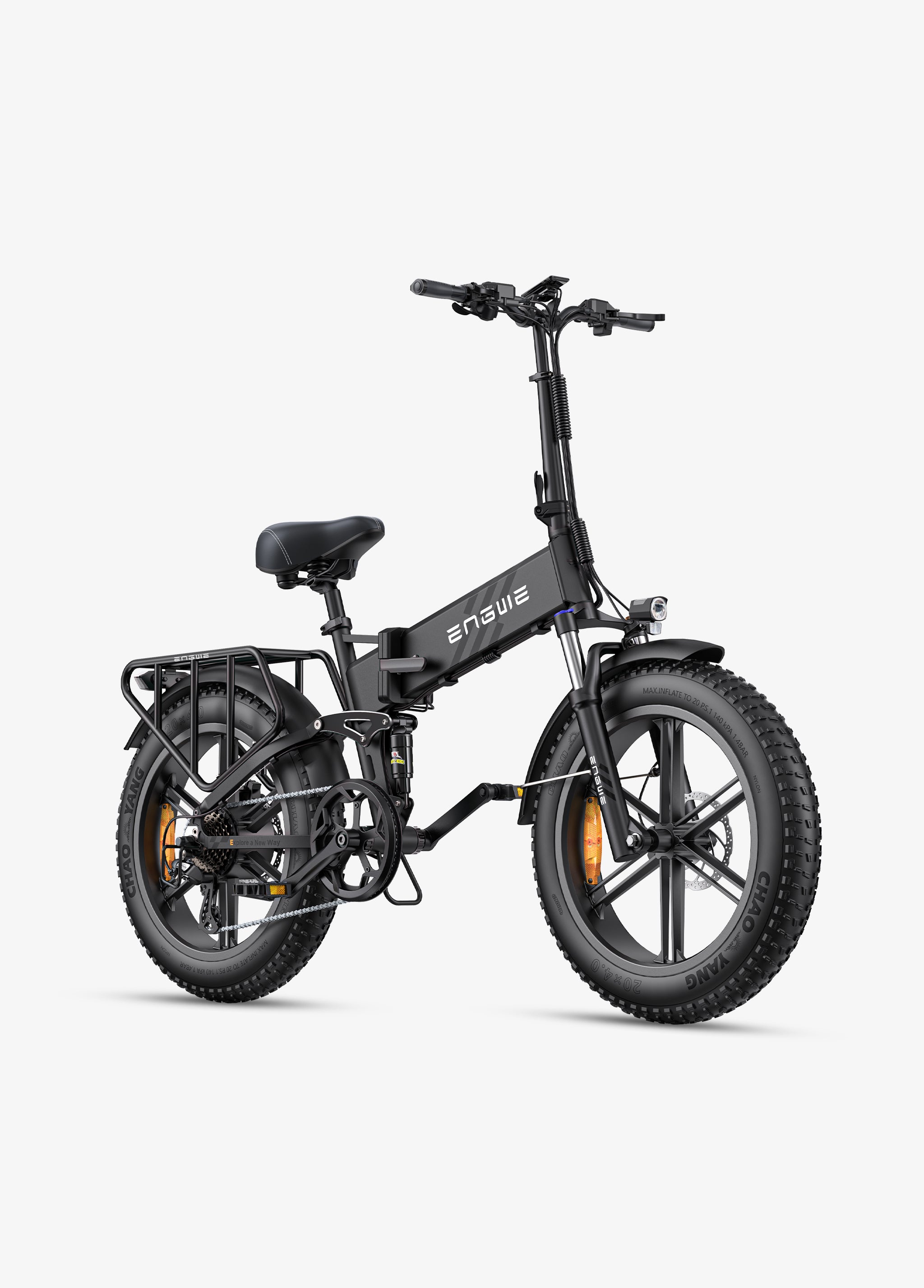 ENGWE Engine Pro 2.0 bicicleta electrica negru suspensie totala
