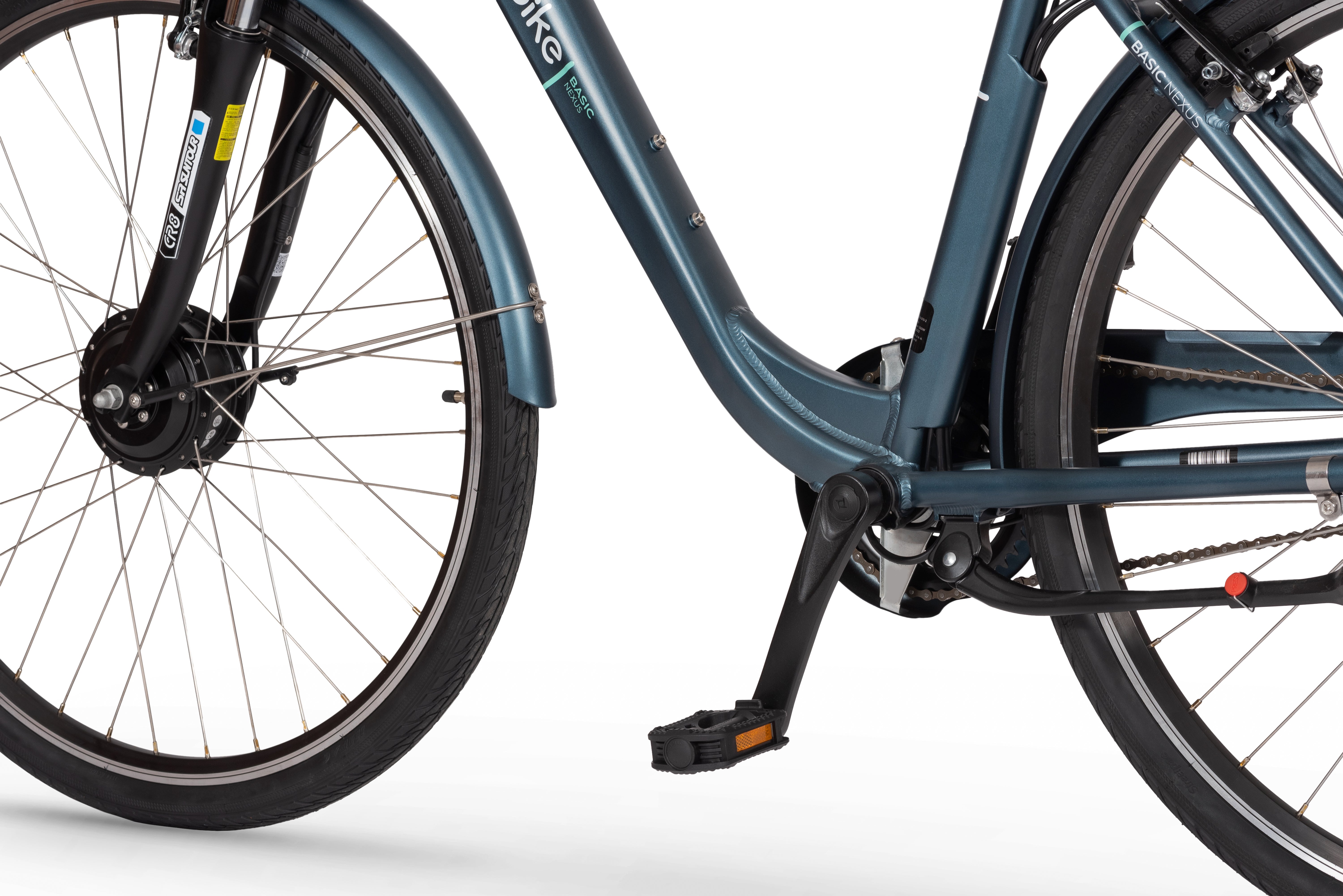 Ecobike Basic Nexus Blue bicicleta electrica 11.6Ah cadru jos