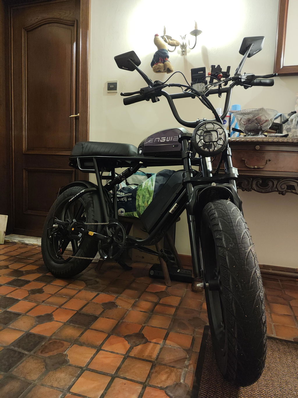 ENGWE M1 bicicleta electrica negru baterie dubla 170 km