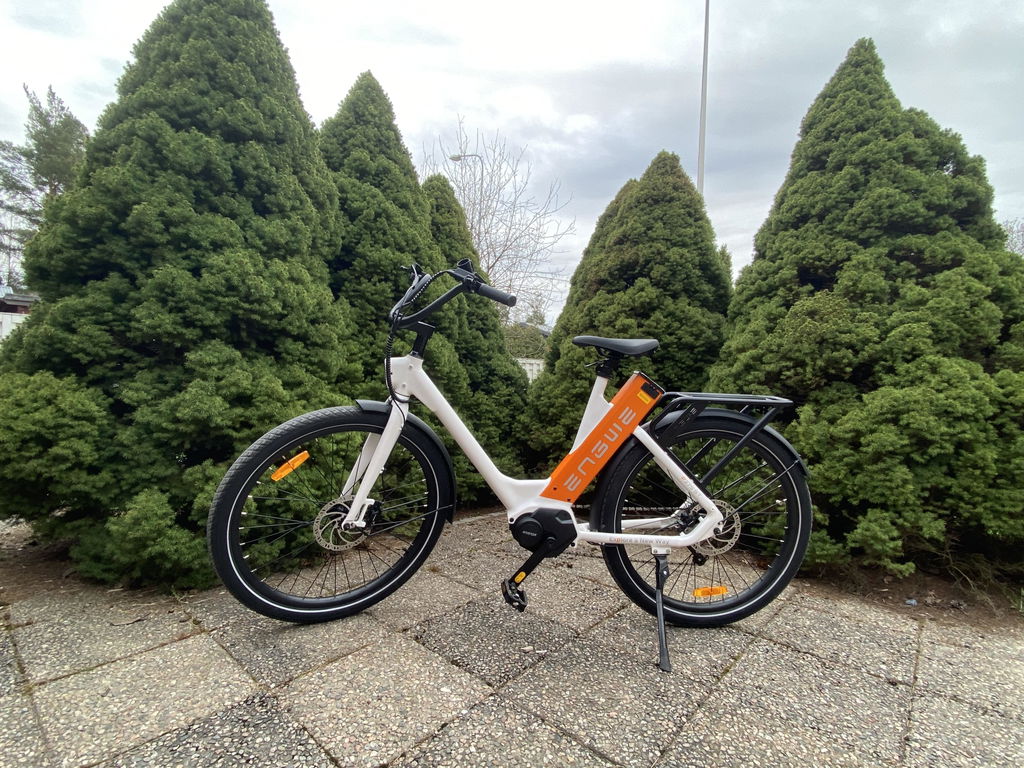 ENGWE P275 ST bicicleta electrica urbana alb-portocaliu 260 km